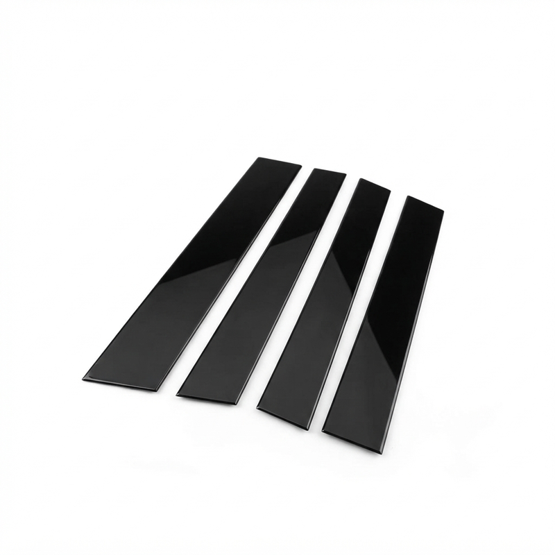B-pillar Decal With Chevrolet Silverado & GMC Sierra - 2014-2018 - Gloss Black - image 1