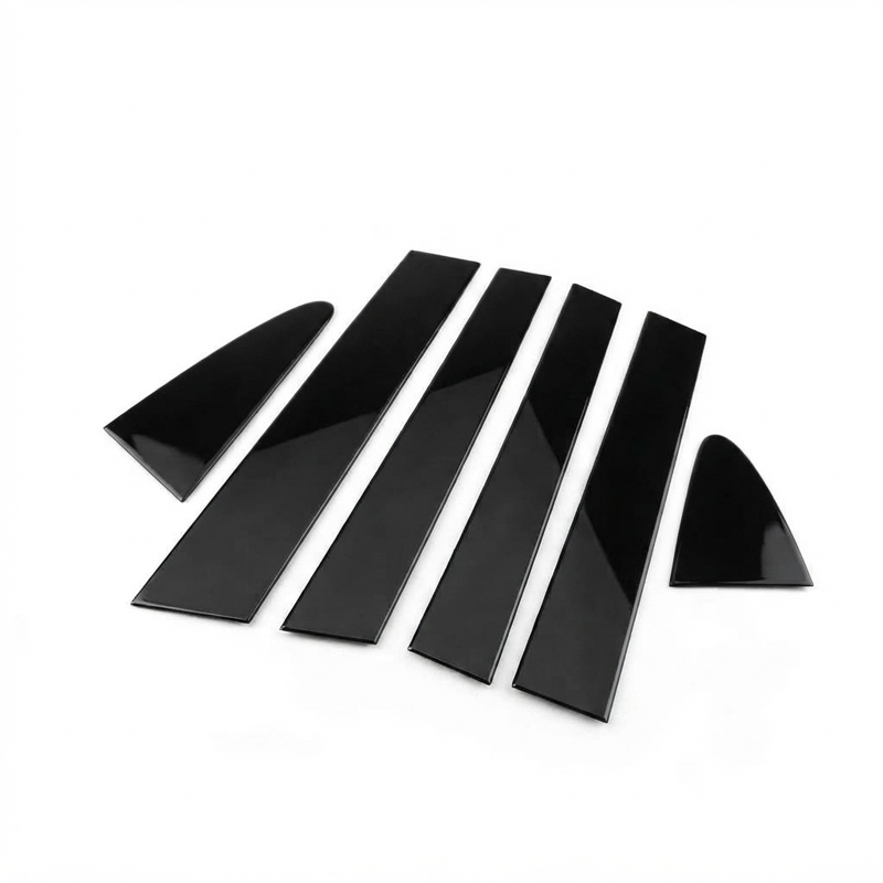 B-pillar Decal With Chevrolet Silverado & GMC Sierra - 2019-2024 - Gloss Black - image 3
