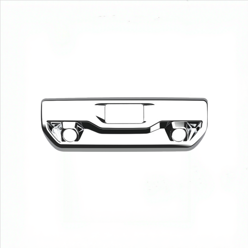 Trunk Handle Cover Compatible With Chevrolet Silverado & GMC Sierra Denali 2022-2025 - Chorme Sliver - image 1