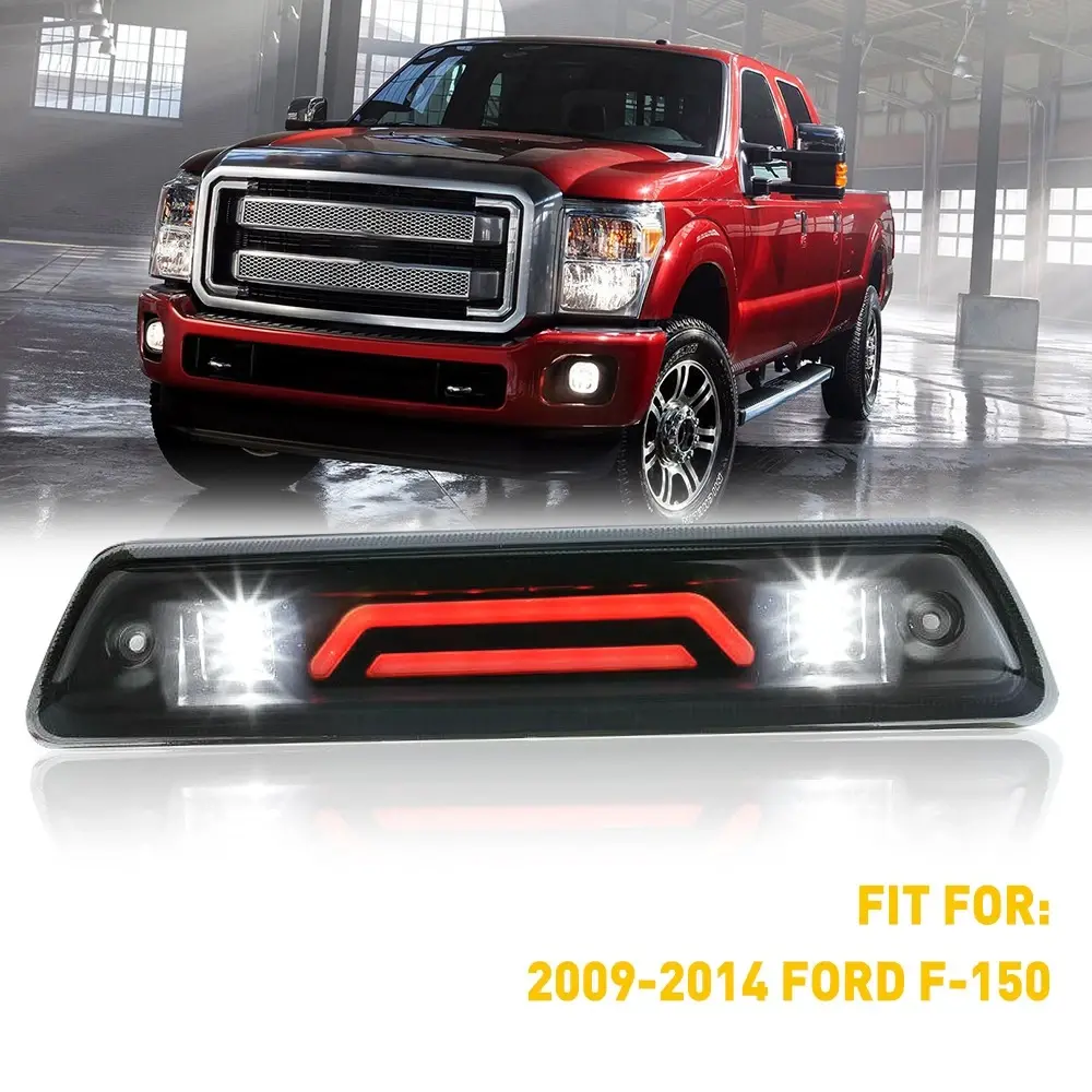 3rd Brake Light LED Smoke Rear Reverse Tail Cargo Lamp Compatible With 09-14 FORD F150 - 1 - image 9