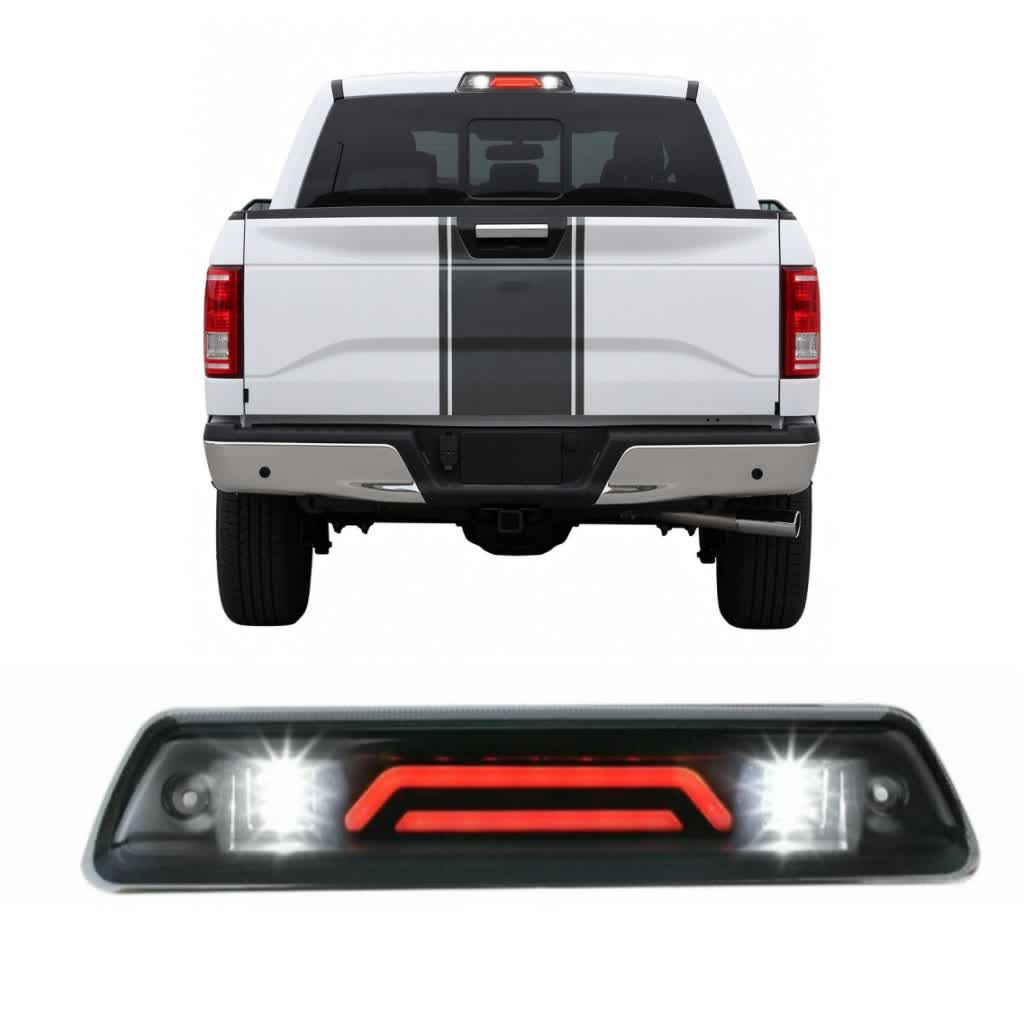 3rd Brake Light LED Smoke Rear Reverse Tail Cargo Lamp Compatible With 09-14 FORD F150 - image 1
