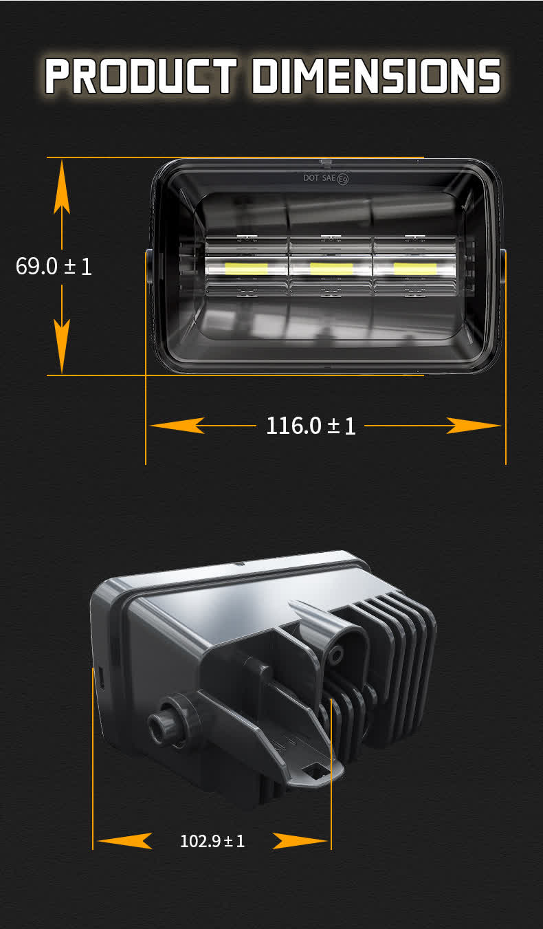 LED Front Bumper Fog Light Compatible with 2015-2018 Ford F150 & 2017-2018 F250 F350 - image 10