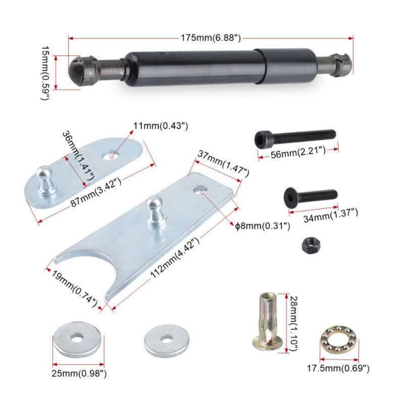 Tailgate Assist Shock Damper Compatible With 2007-2019 Chevy Silverado GMC Sierra - image 2