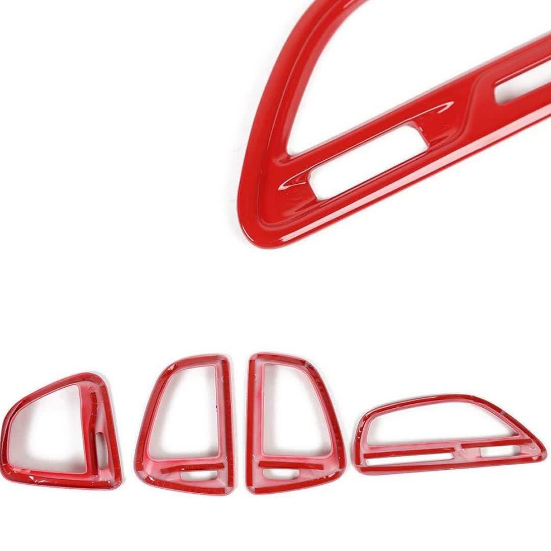 Center Console AC Vent Trim for 2015-2023 Dodge Challenger | ABS Interior Decorative Cover - image 9