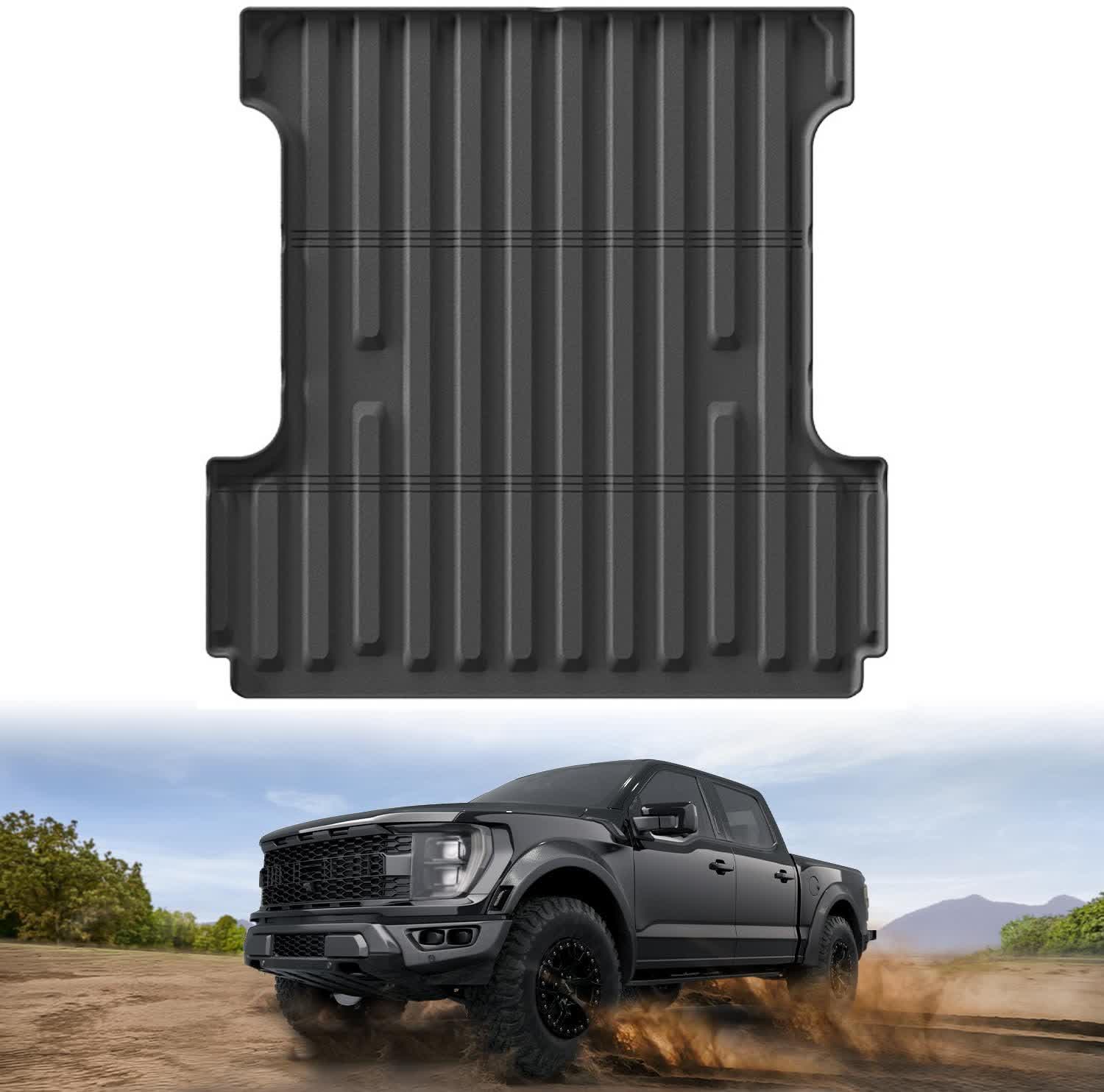 5.5ft Short Bed Truck Bed Mat for 2015-2023 Ford F-150 & 2022-2023 F-150 Lightning - image 1