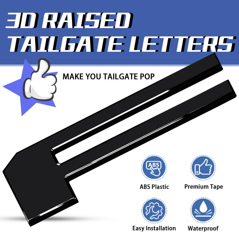 P420 3D Tailgate Letters Decal Insert Badge For Ford F-150 2021-2024