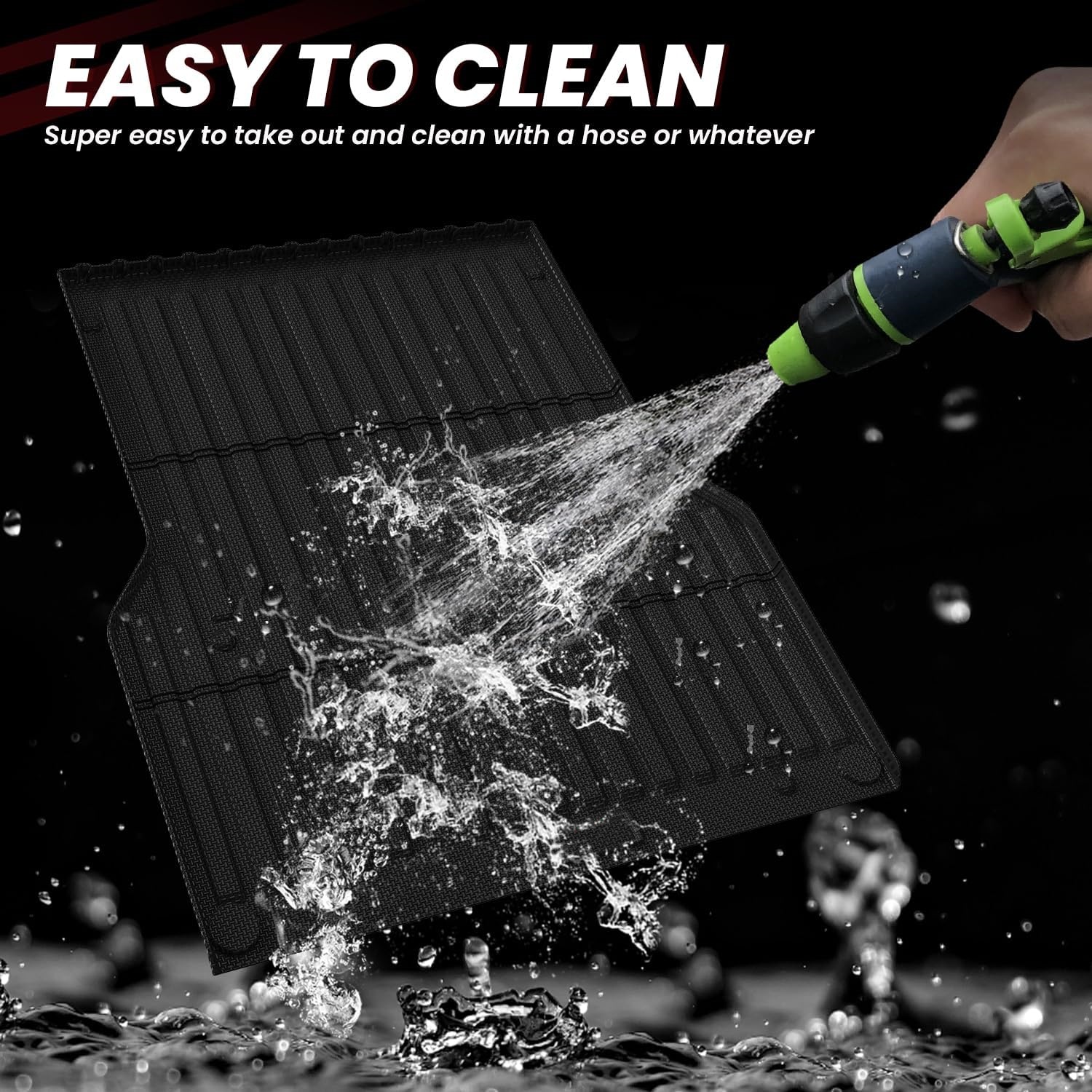 Easy to Clean Truck Bed Mat Hose Off