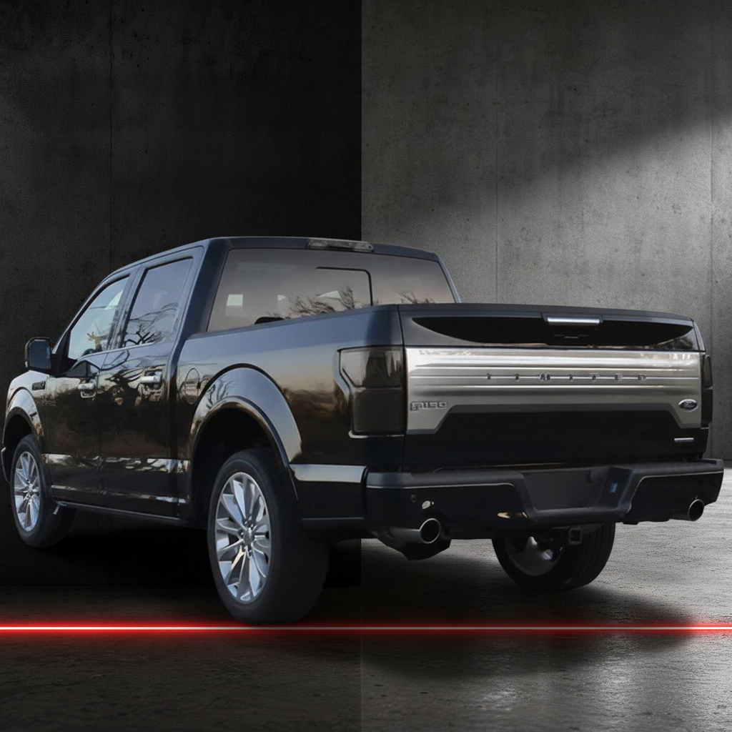 P310 Blackened Taillight Lamp Shell Cover Trim for Ford F-150 