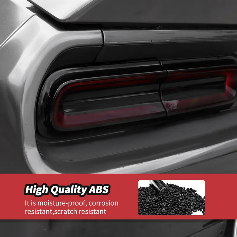 High Quality ABS Smoked Tail Light Cover