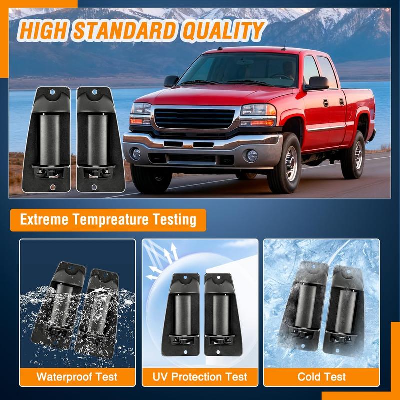 ABS plastic door handle with upgraded steel spring and frosted coating