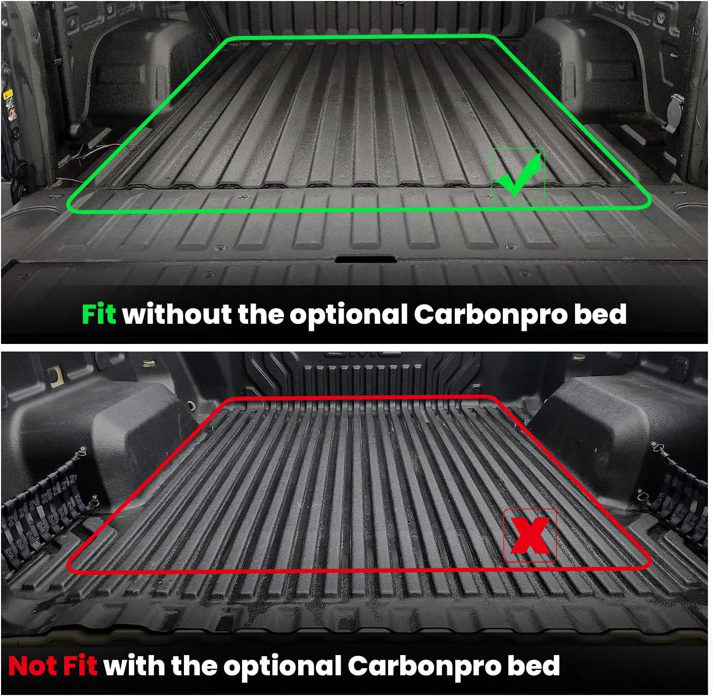 Fits without Carbonpro bed - Not with Carbonpro bed