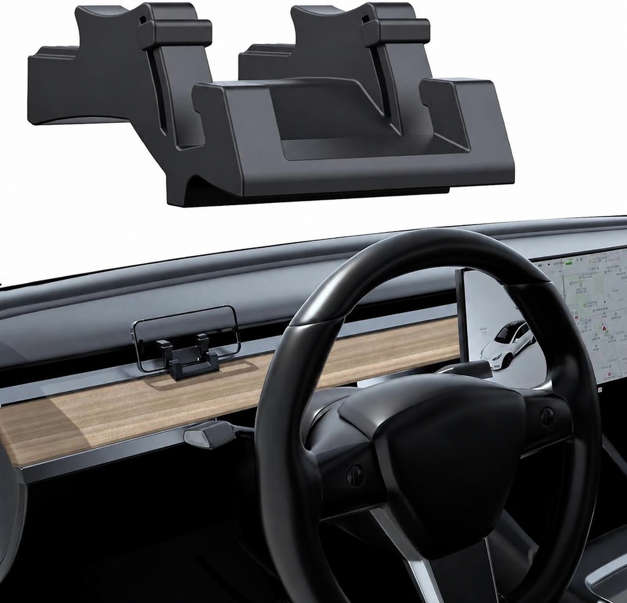 Tesla Dashboard Hook Mount