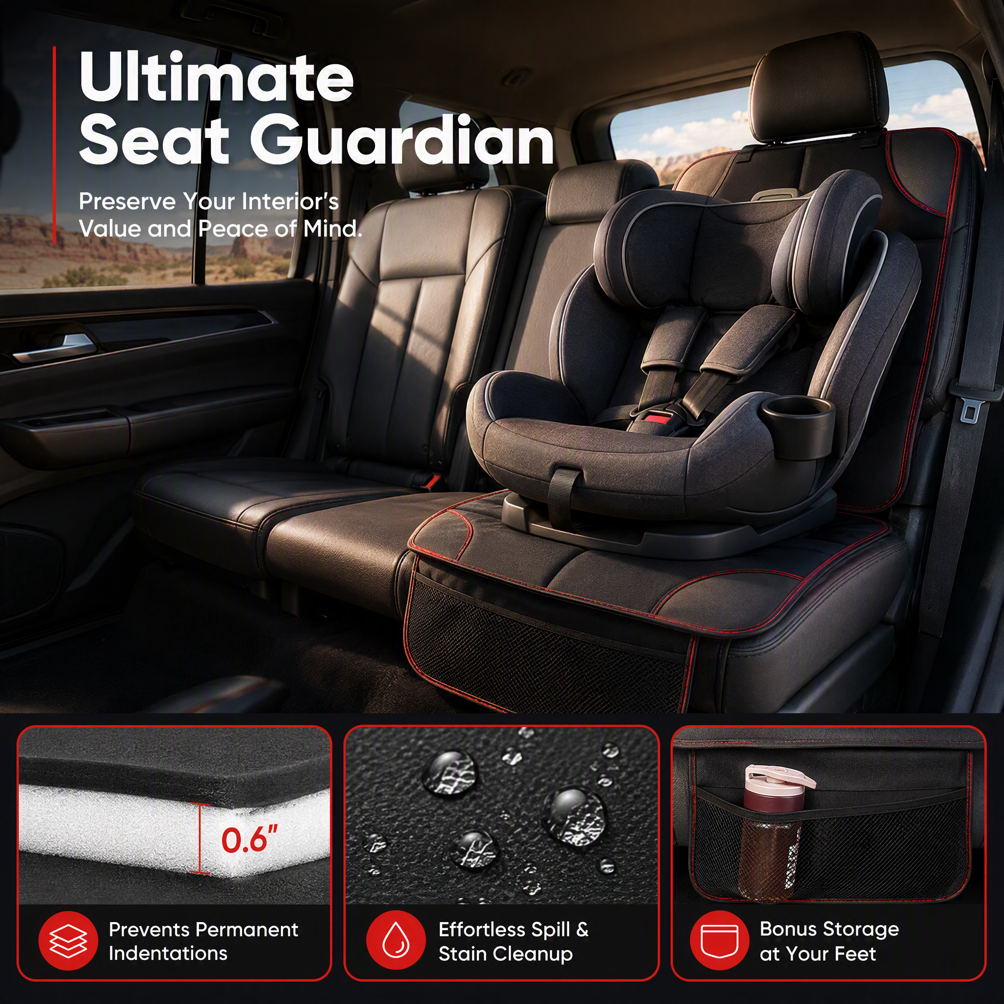 P220 Waterproof Car Seat Protector