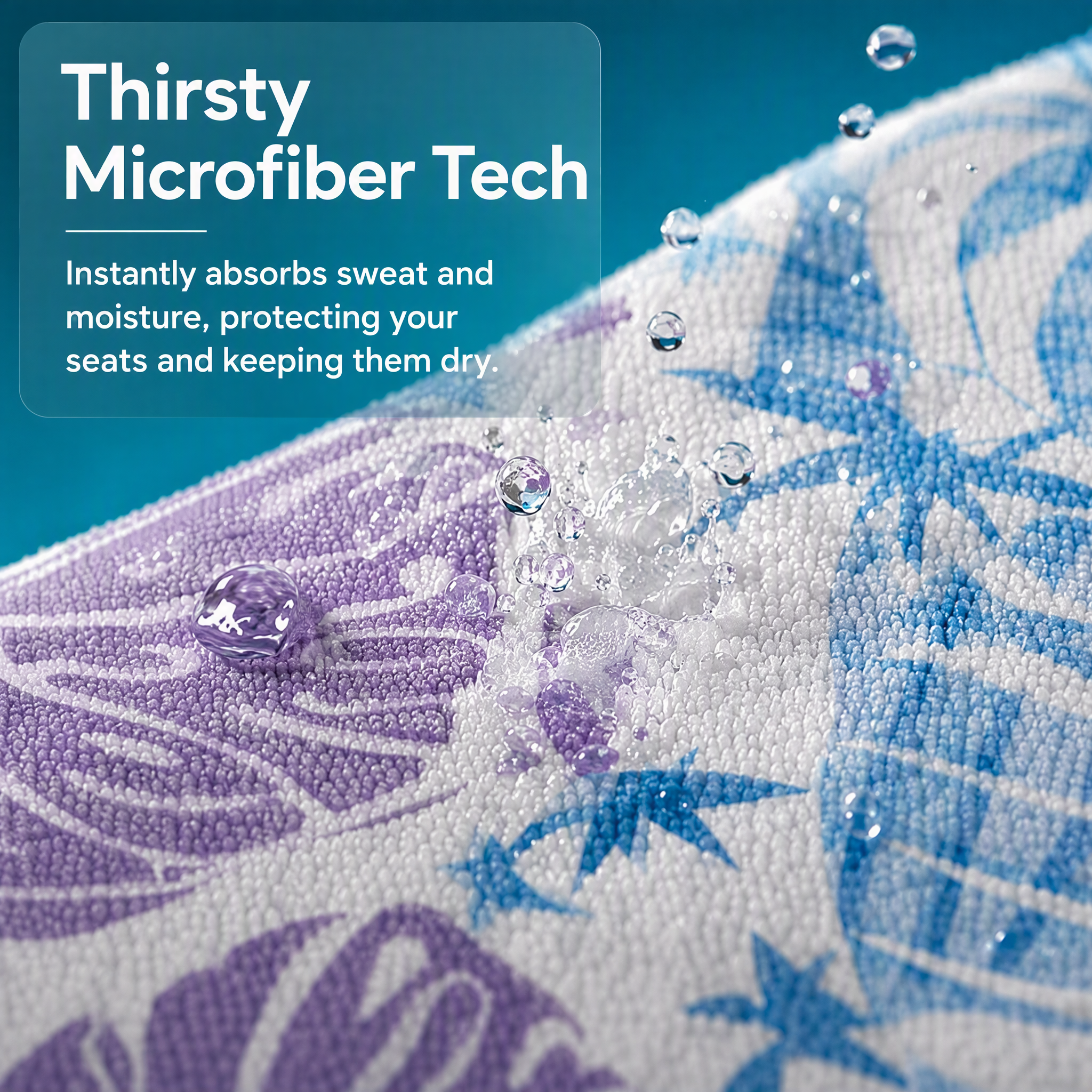 Microfiber fabric absorb sweat and moisture