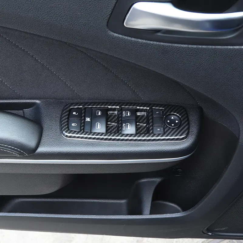 Installed Window Switch Panel Cover on Compatible Vehicles
