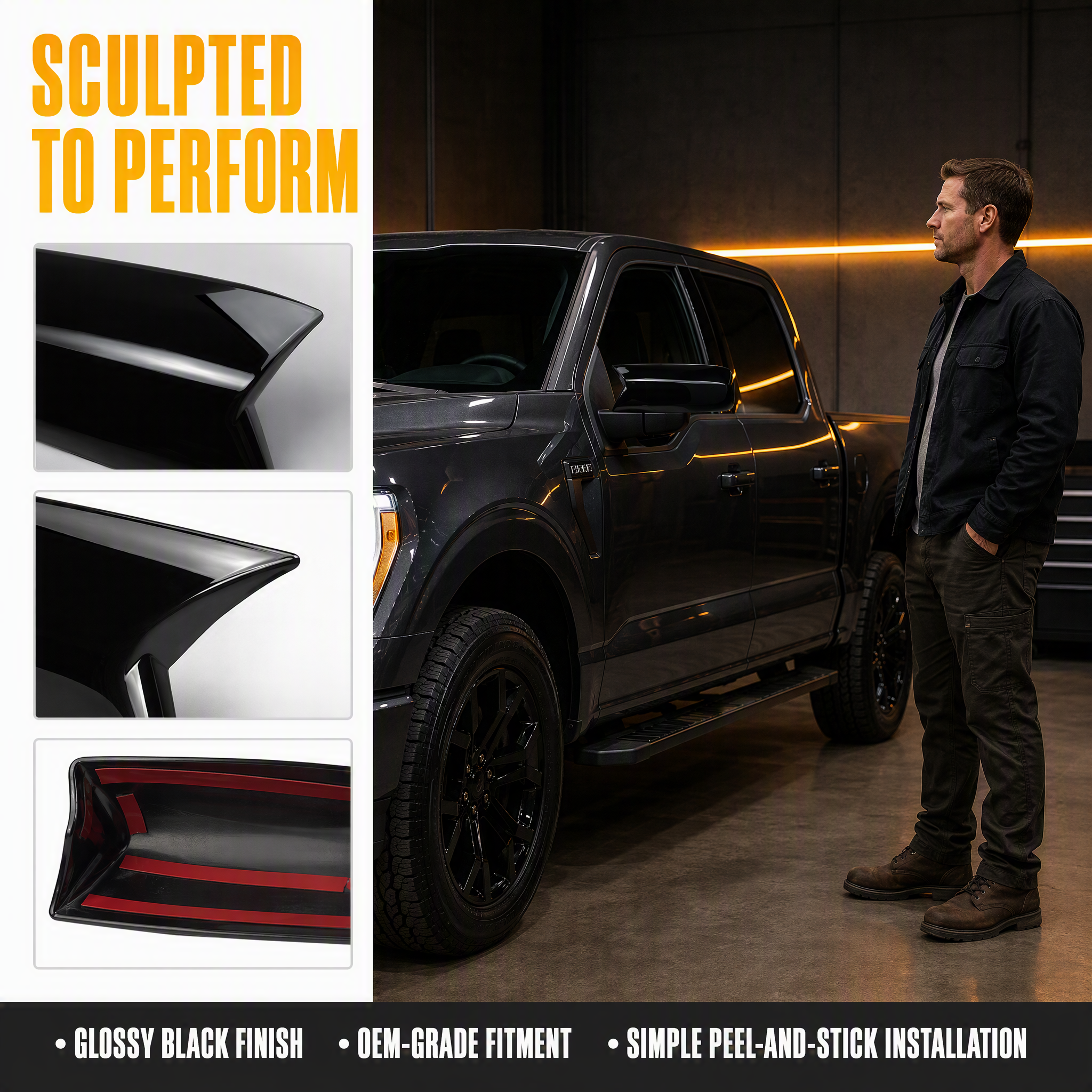 Side Mirror Cap Cover Compatible With Silverado 2012-2018
