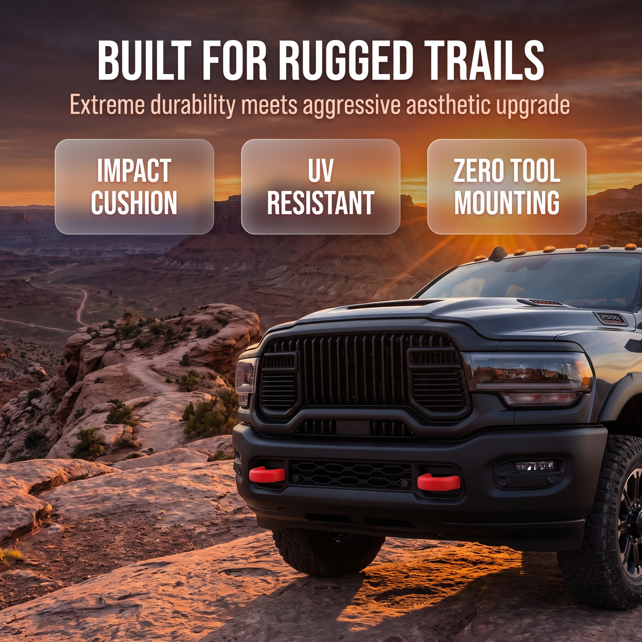 Premium Tow Hood Covers With RAM 2500 3500 2019-2024