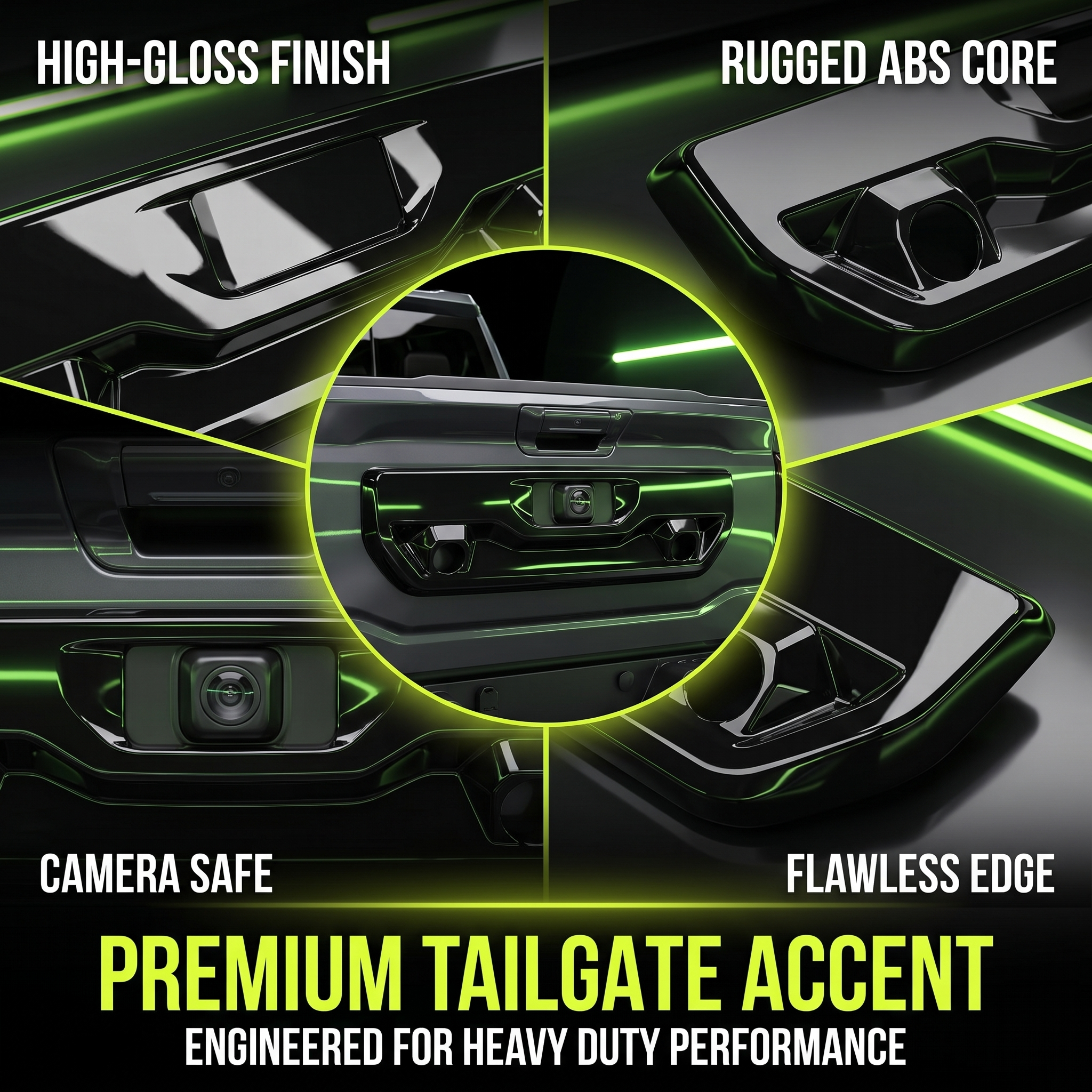Trunk Handle Cover Compatible With Chevrolet Silverado & GMC Sierra Denali 2022-2025