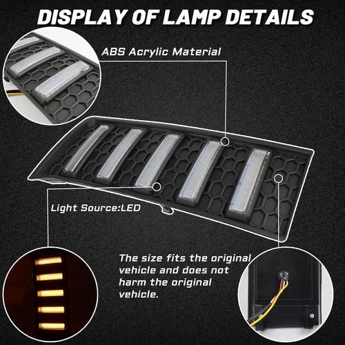 LED Front Fog Lights with DRL & Sequential Turn Signals Compatible With Tundra 2022-2026 - image 6