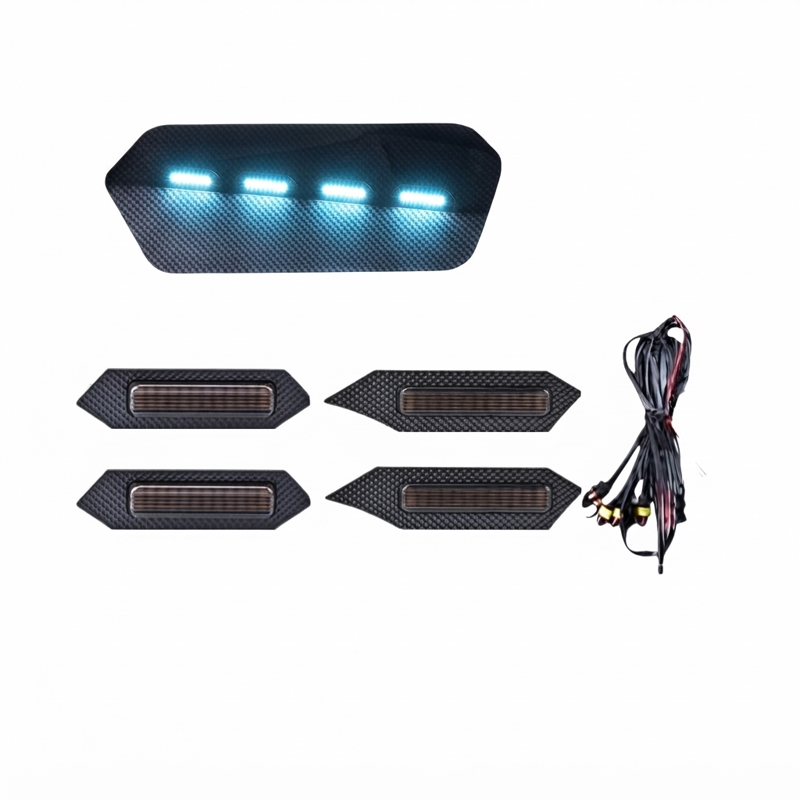 Premium Louvre Light Cover With Tacoma 2024 - Ice Blue(4Pcs) - image 5