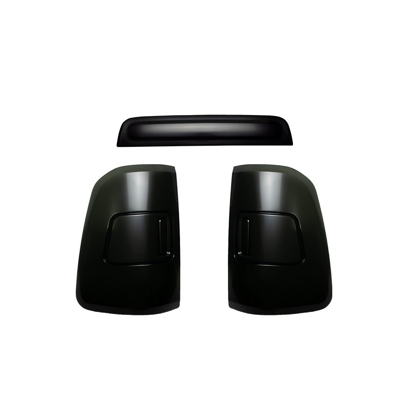 Smoked Taillight Lamp Shell Cover Trim Compatible With RAM 2019-2025