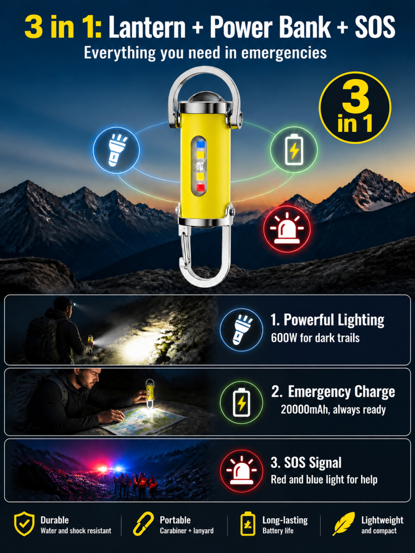 【Ultra Bright Sky Cannon】High Power Zoomable White Laser Flashlight