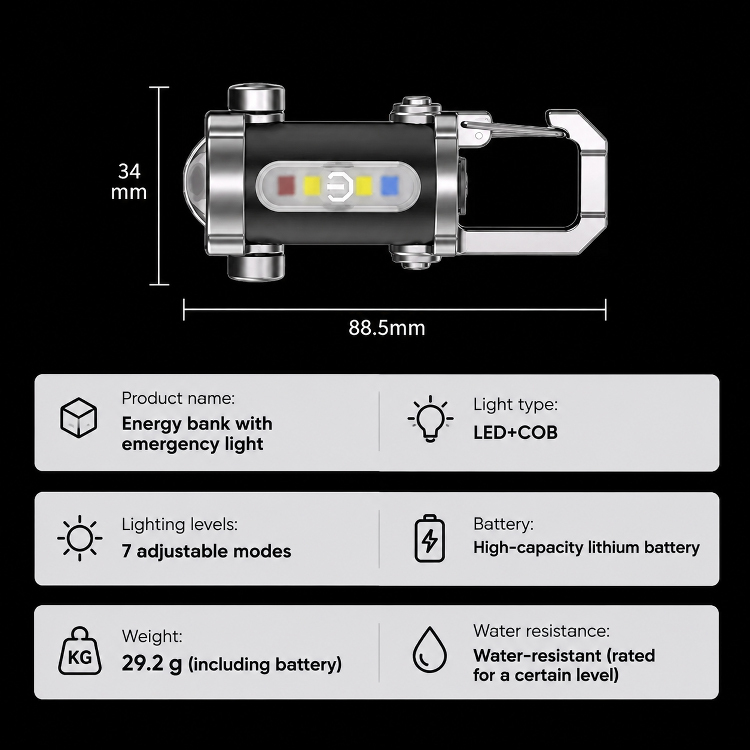 【Ultra Bright Sky Cannon】High Power Zoomable White Laser Flashlight