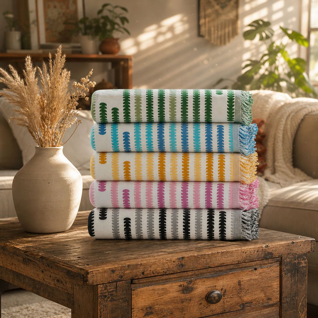 Machine washable dustproof sofa cover in neutral color