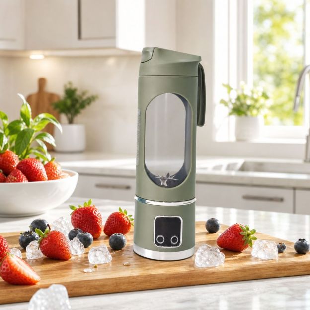 Portable Rechargeable Juicer, Fresh Juice Anywhere