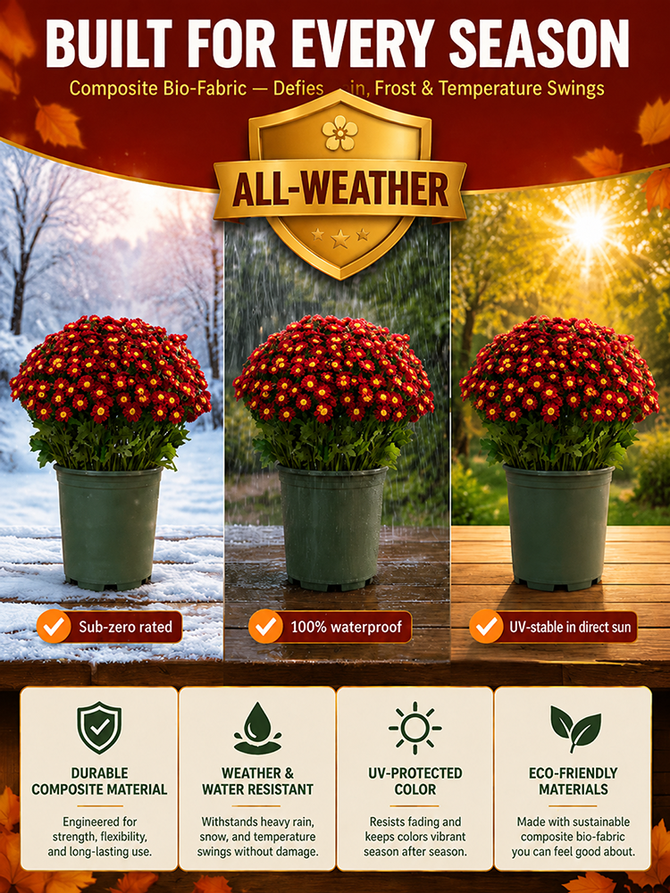 Artificial Outdoor Sunset Mums Flowers