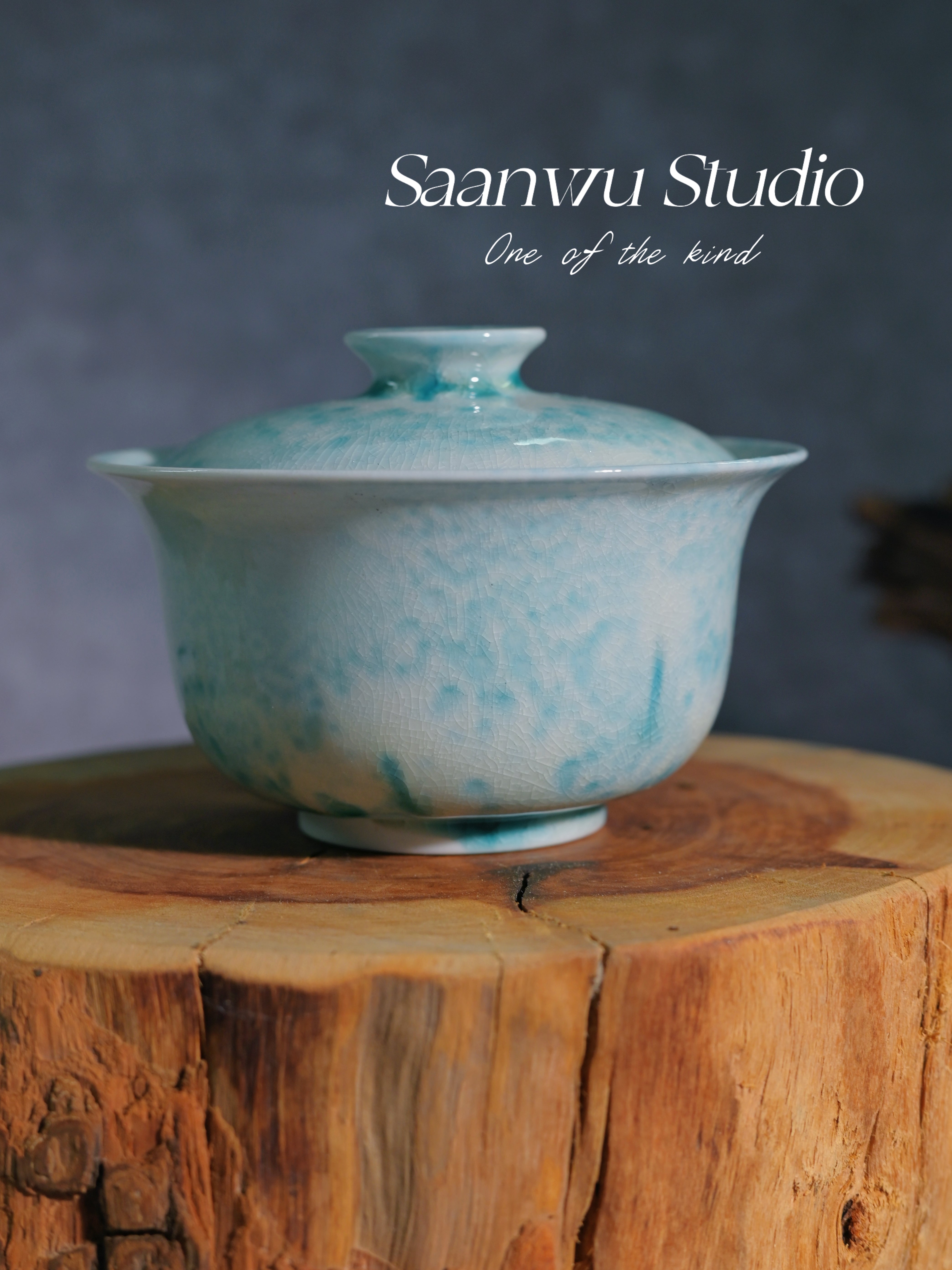 Kungfuyang Unique Piece Handmade Soda-Fired Gaiwans 130ml, product view 7