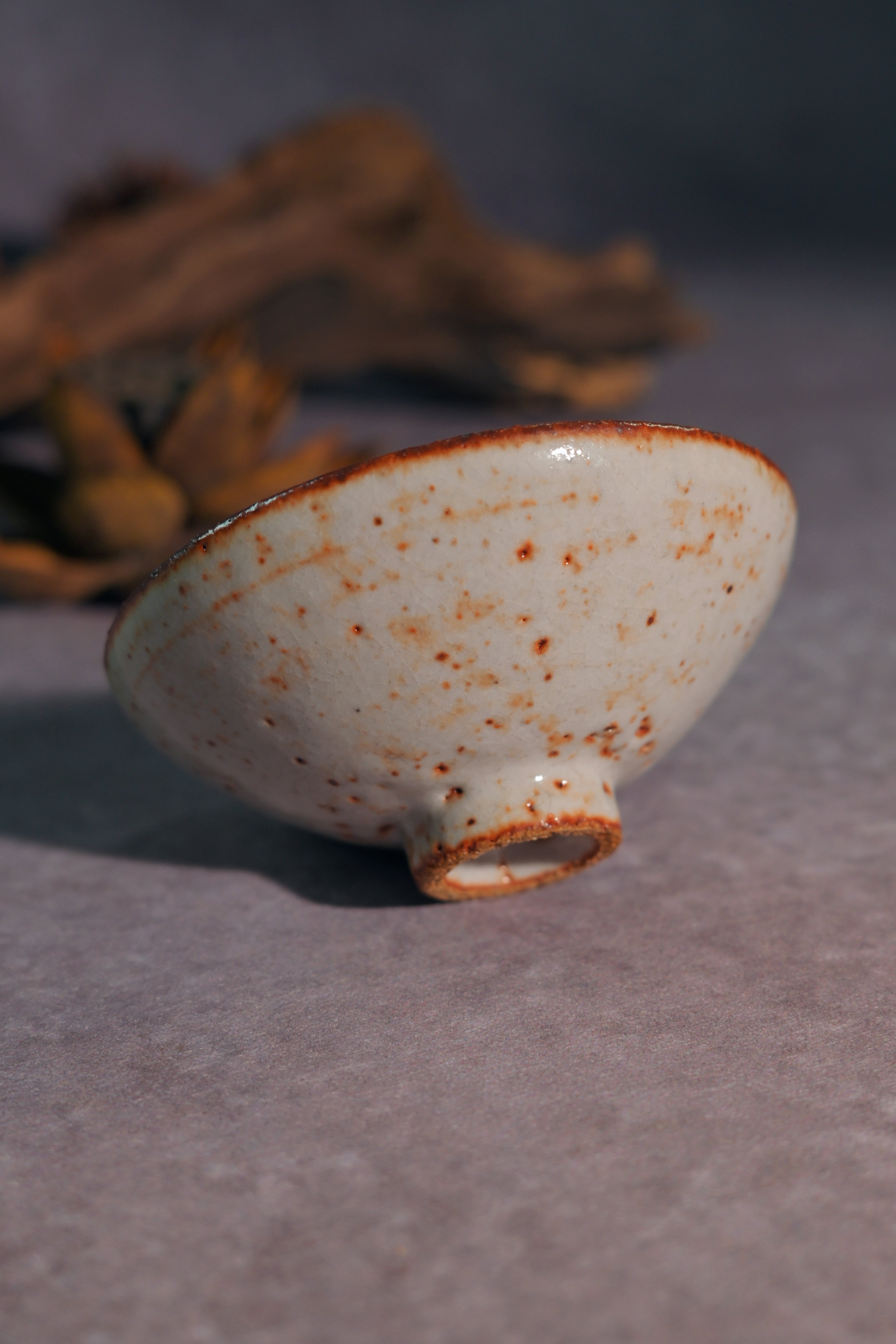 Kungfuyang Unique Piece Wood-Fired Saggar Clay "Fortune Crab" Teacup 50ml, product view 6