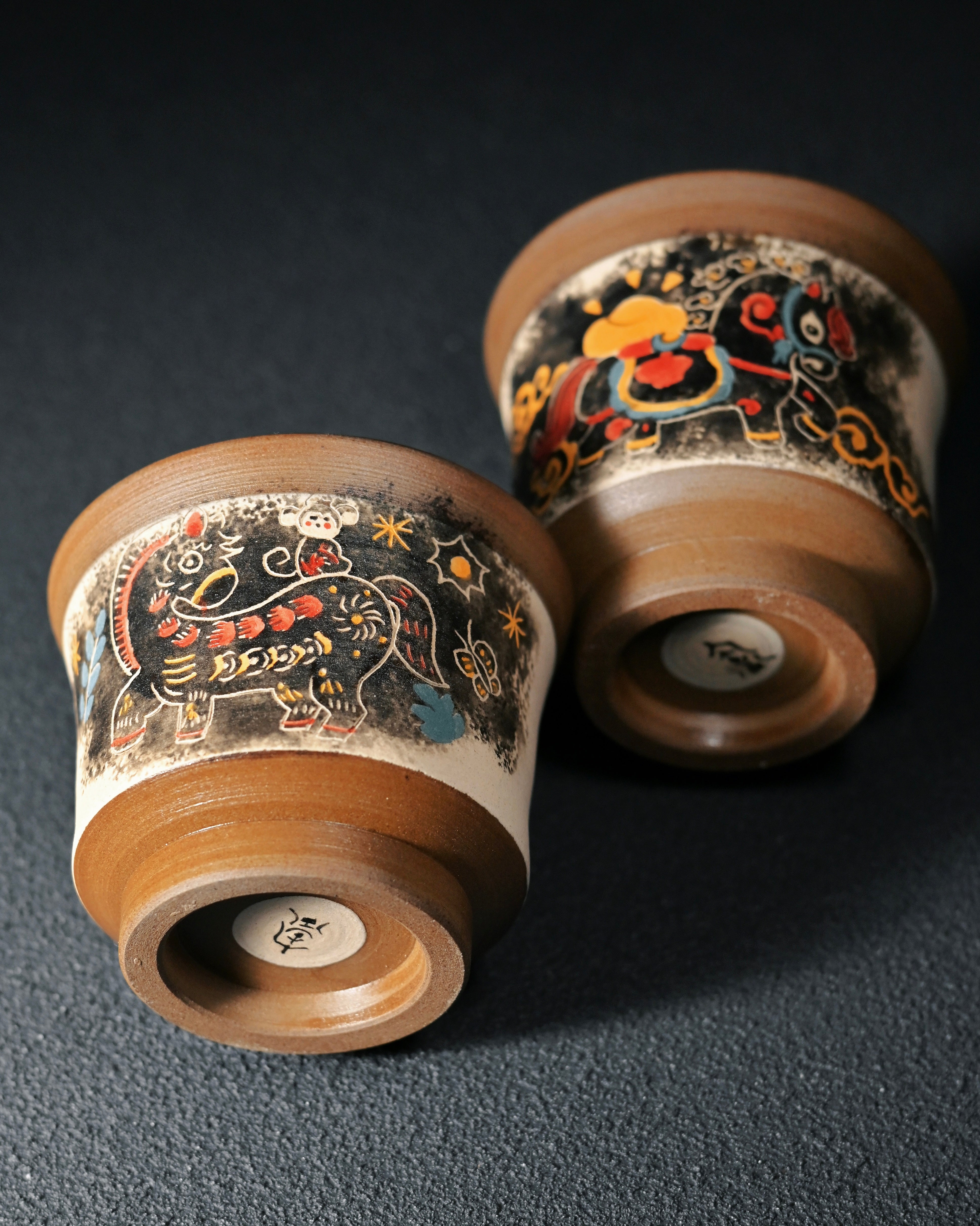 Japanese Kohiki technique interior glaze providing warm, soft texture for enhanced tea drinking experience by Kungfuyang