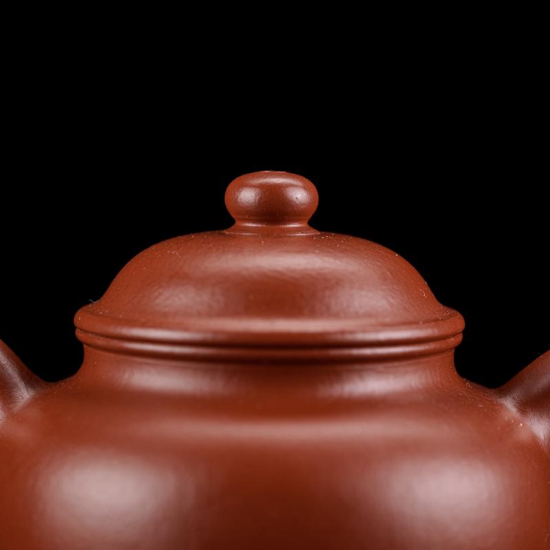 120ml vermilion tea brewing vessel – Yixing Zhuni Clay Lotus Seed Zisha Teapot 120ml by Kungfuyang