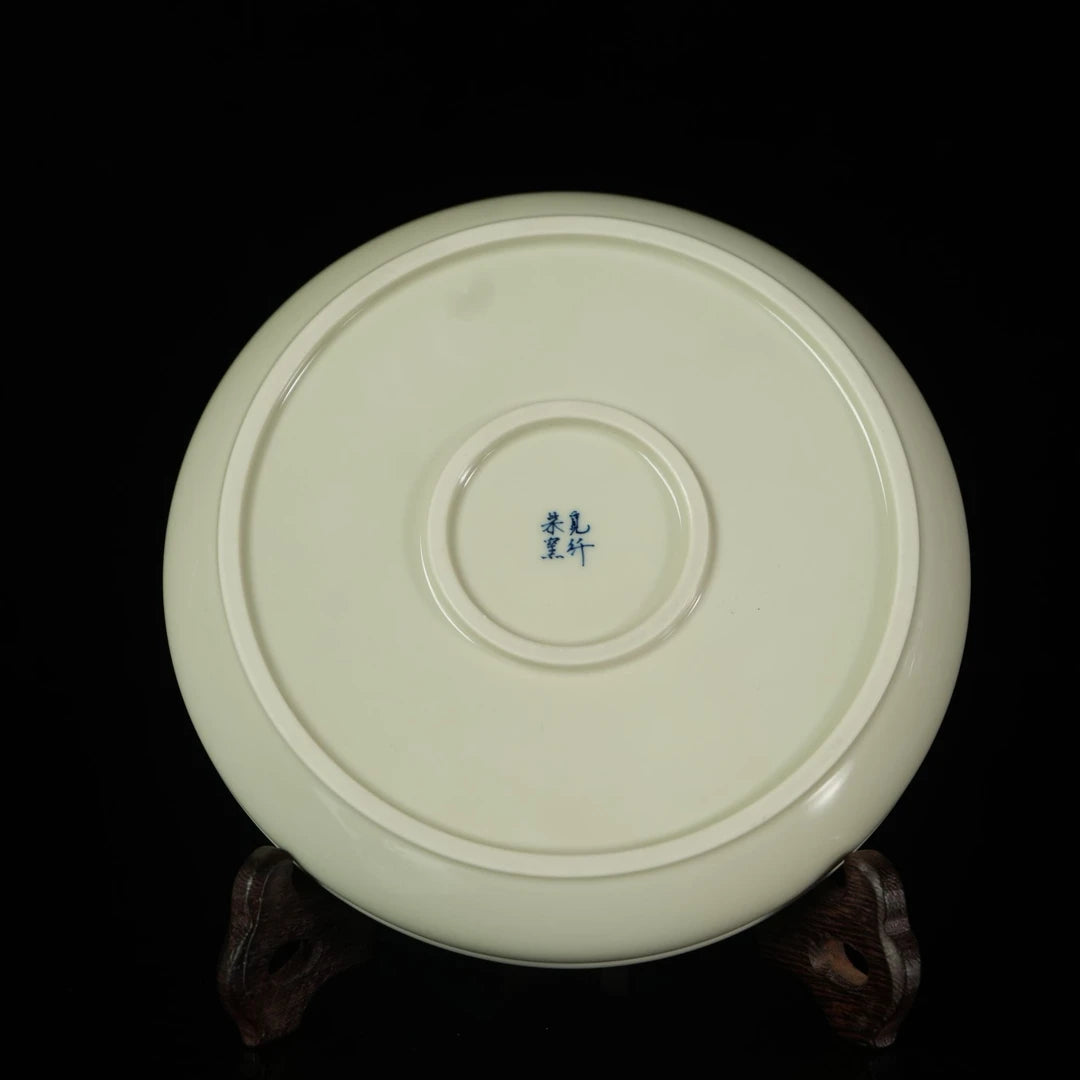 Kungfuyang Jingdezhen Underglaze Blue-and-White Hand-Painted Peony Tea, product view 3