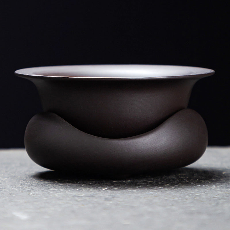 2xhx193k2 – Handmade Purple Clay Tea Strainer Fairness Cup by Kungfuyang