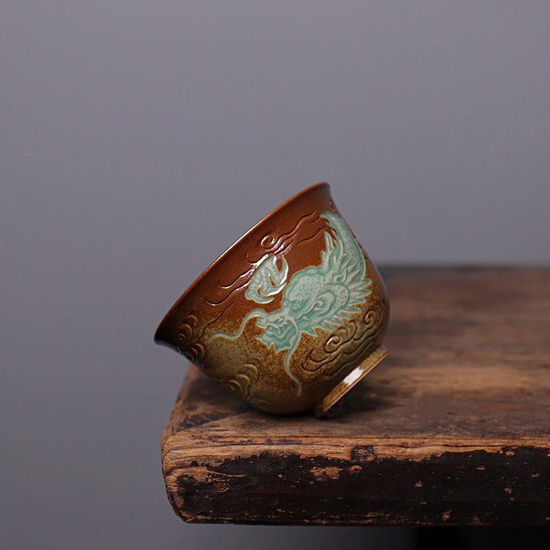 b8jwo4cd8 – Longquan Celadon Handmade Gaiwan – Plum Green Cloud-Piercing by Kungfuyang