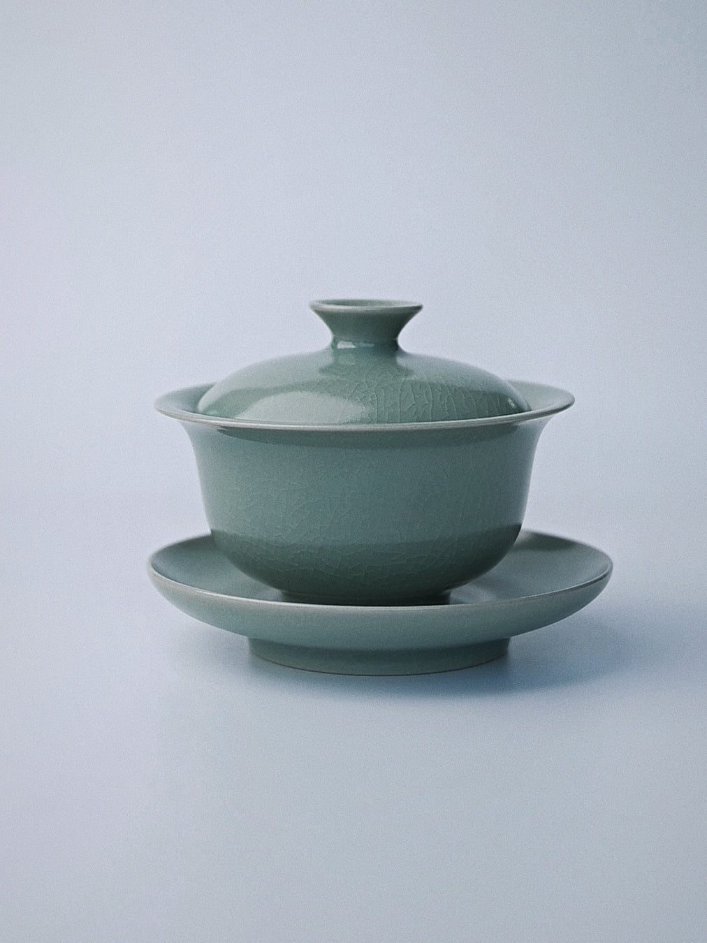 ru porcelain crackle glaze gaiwan – Ru Porcelain Gaiwan (Tea Bowl) with Crab-Claw Crackle Patterns by Kungfuyang