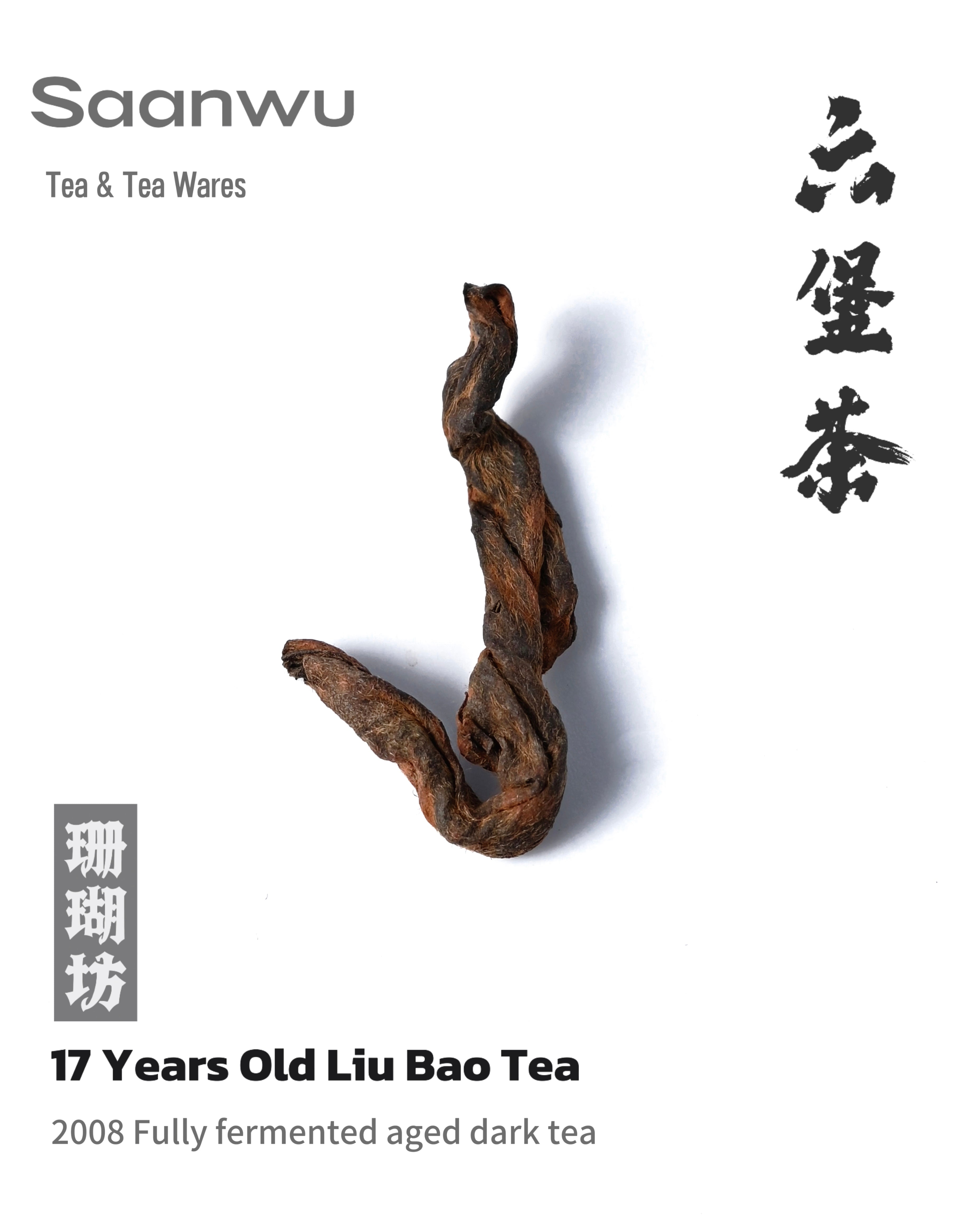 2008 aged golden buds apricot kernel aroma – 2008 Aged Golden Buds Apricot Kernel Aroma Liubao Tea by Kungfuyang