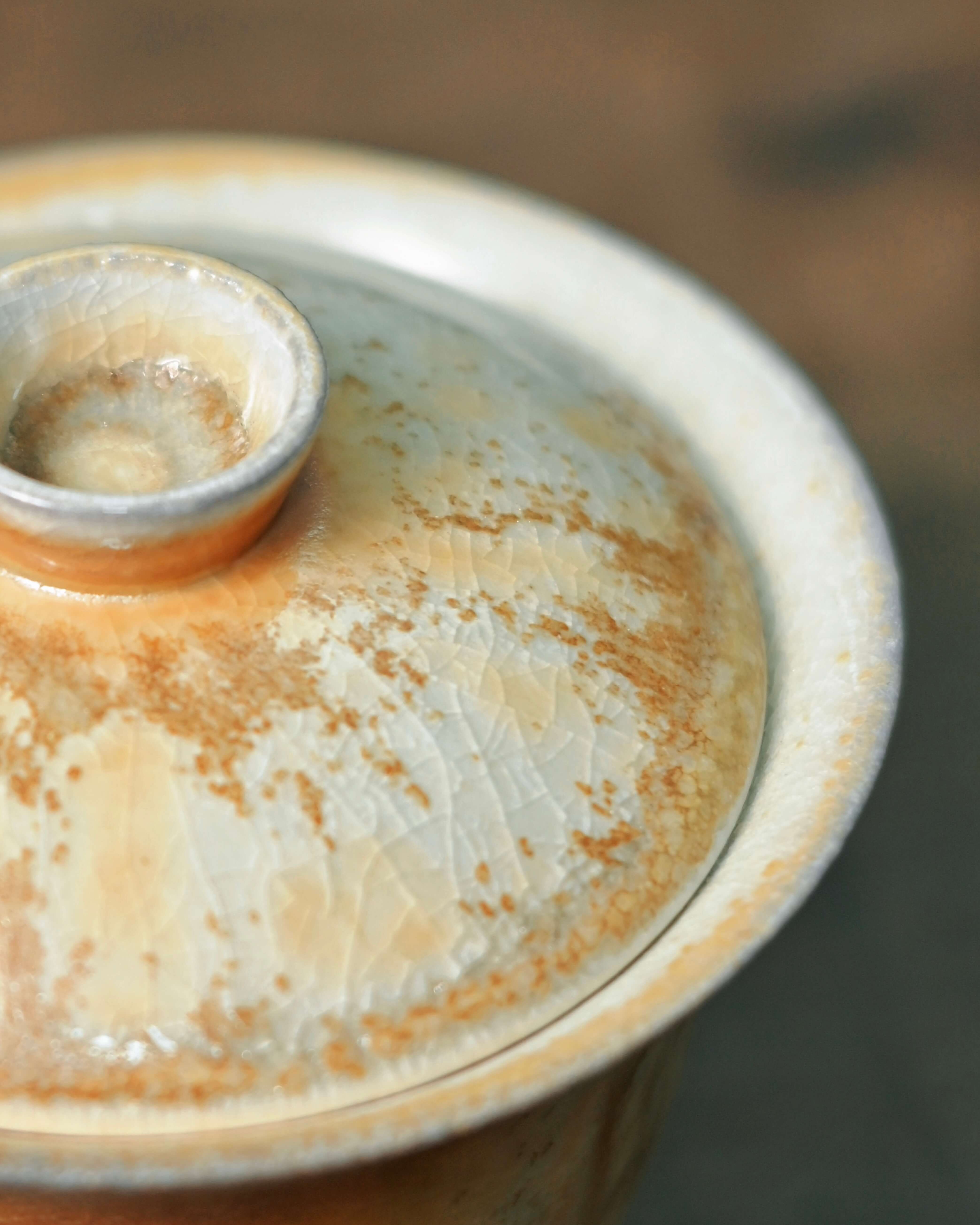 Kungfuyang Unique Piece Jingdezhen Wood-Fired Gaiwan 140ml, product view 3