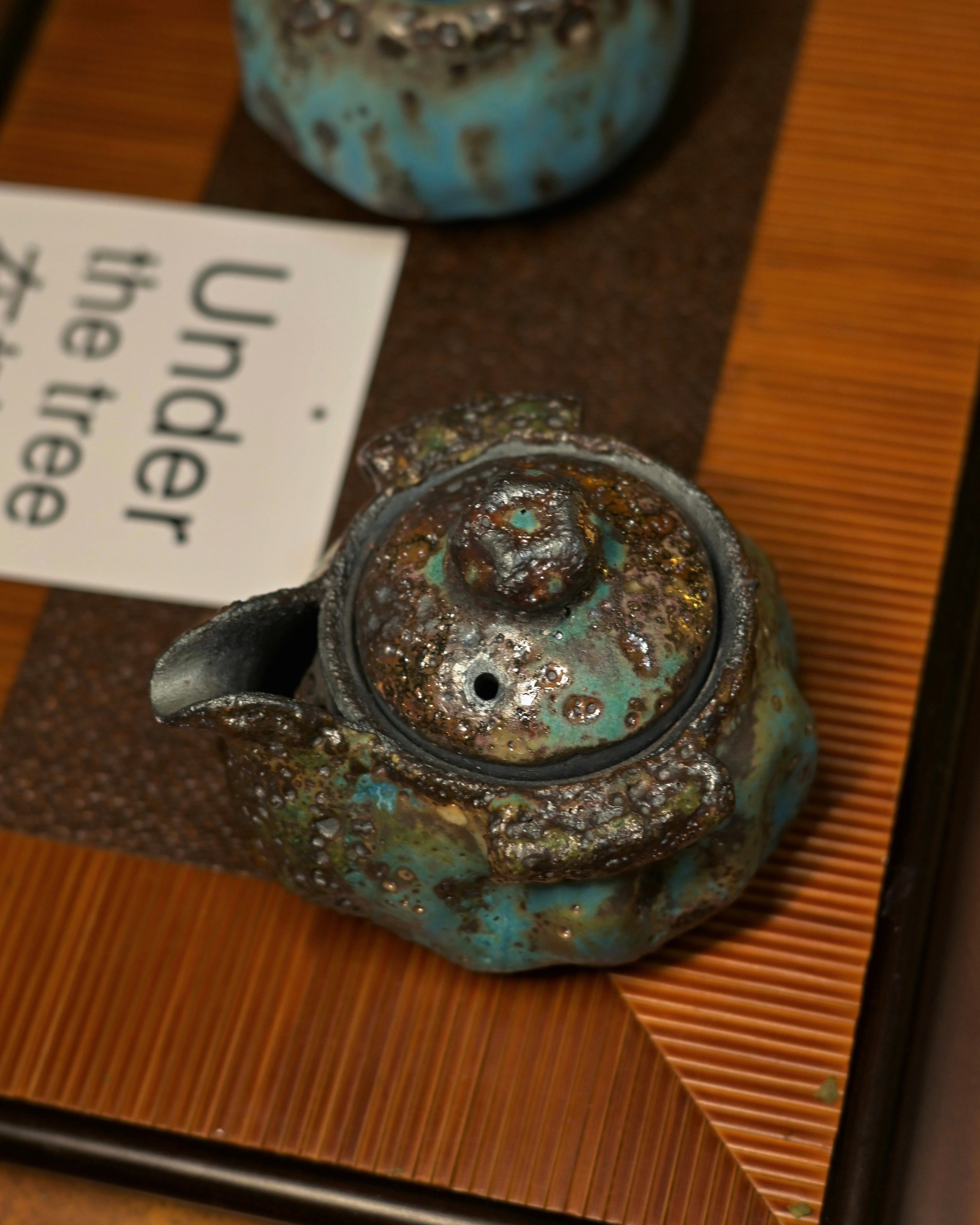 Kungfuyang Unique Piece Wabi-Sabi Shino Ware Kiln-Transformation Tea Set, product view 10