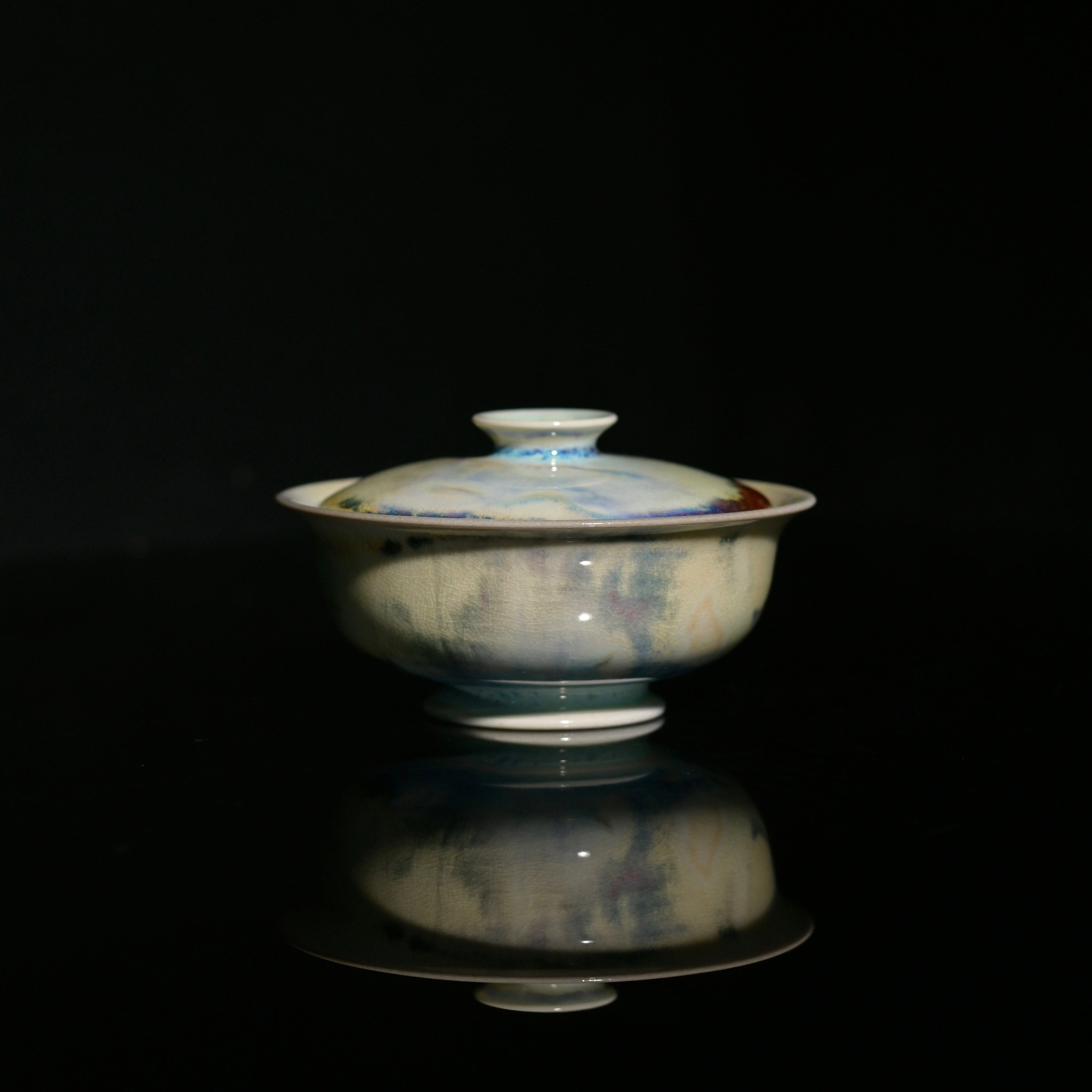 Kungfuyang Unique Piece Wood-Fired "Flat Ingot" Gaiwan 110ml, product view 1