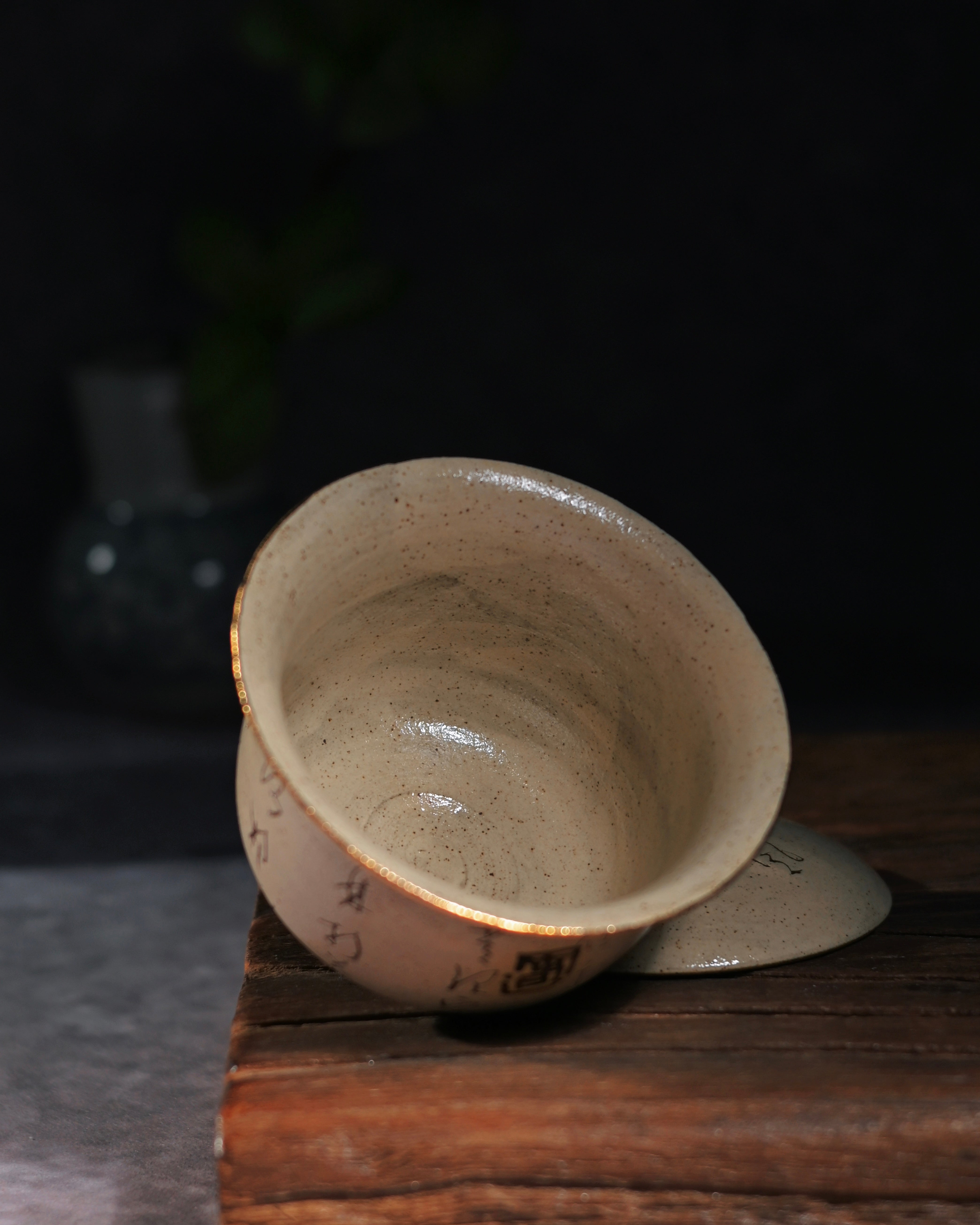 Kungfuyang Unique Piece Hand-Painted "Calming the Waves" Calligraphy, product view 4