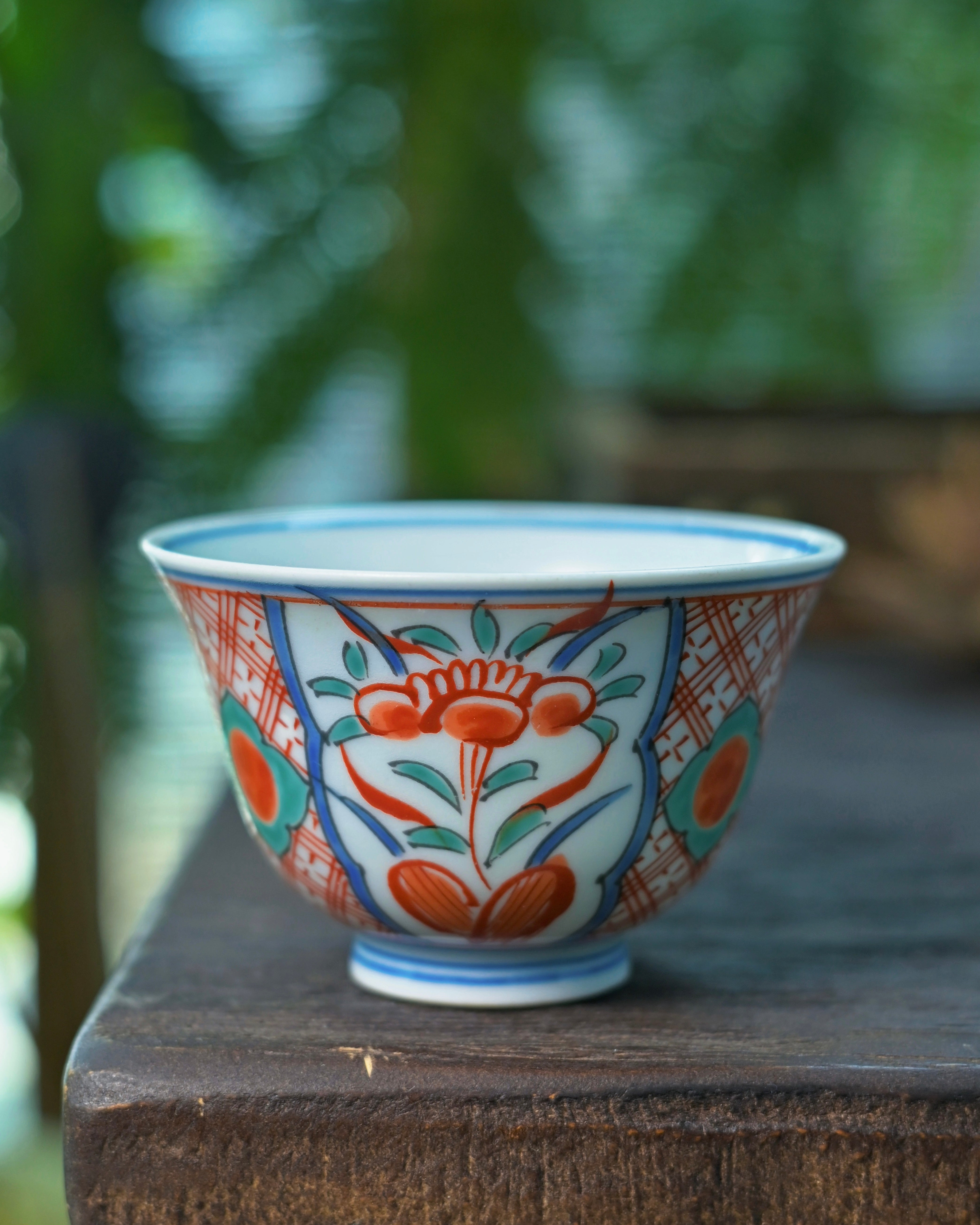 Kungfuyang Vintage Japanese Kutani Ware Teacup Set – 6 Cups, product view 9