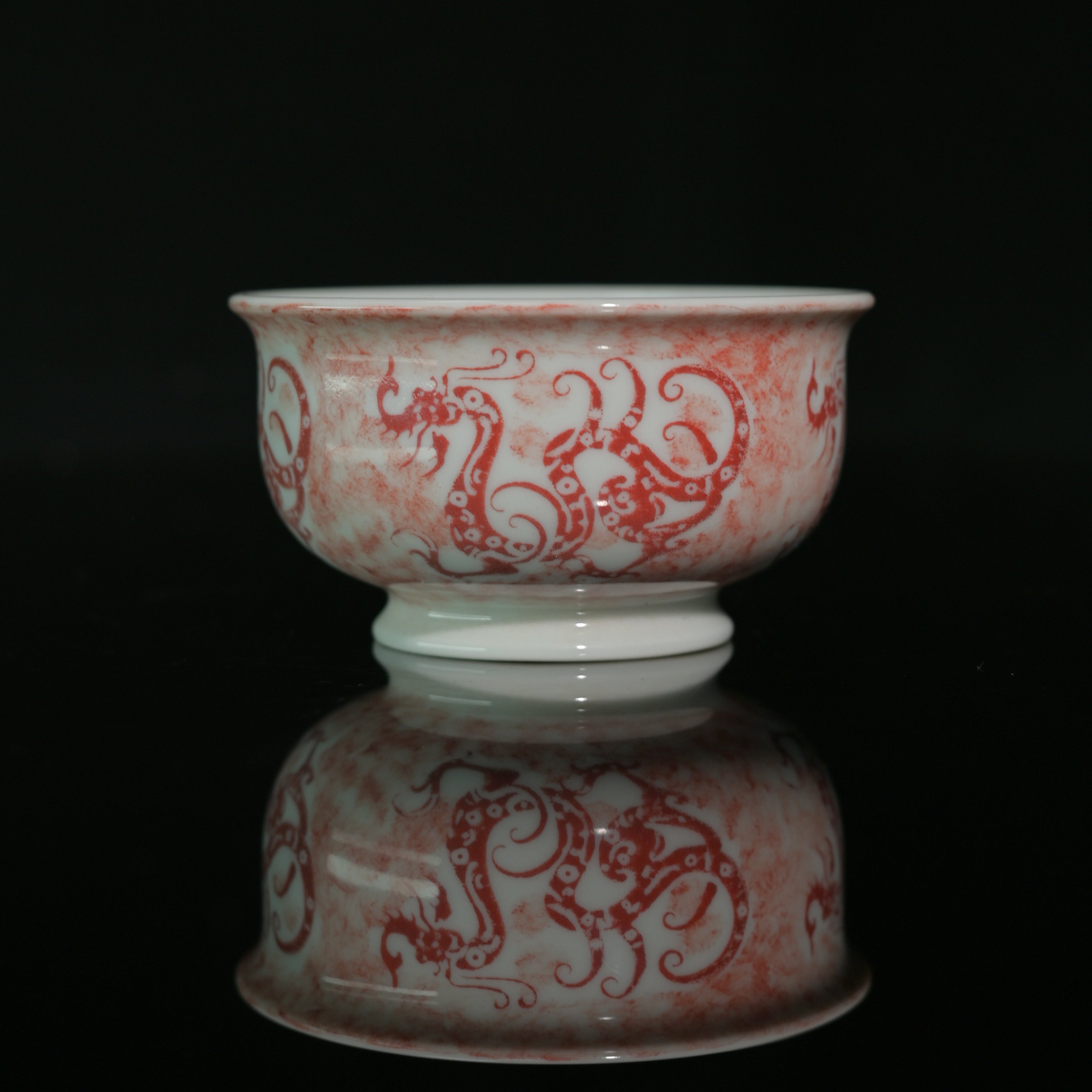Kungfuyang Unique Piece Jingdezhen Hand-Painted Underglaze Teacup 80ml, product view 1