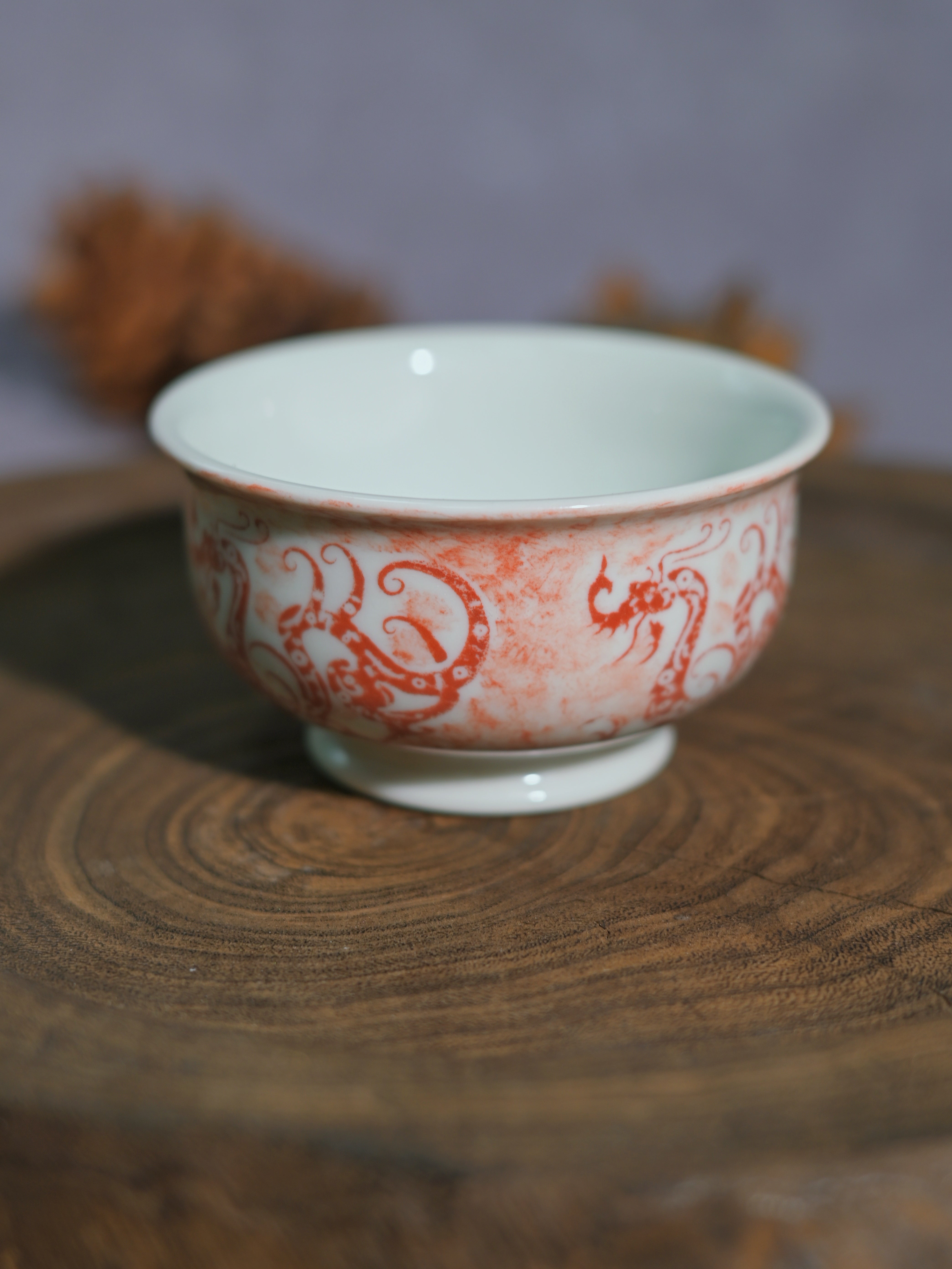 Kungfuyang Unique Piece Jingdezhen Hand-Painted Underglaze Teacup 80ml, product view 3