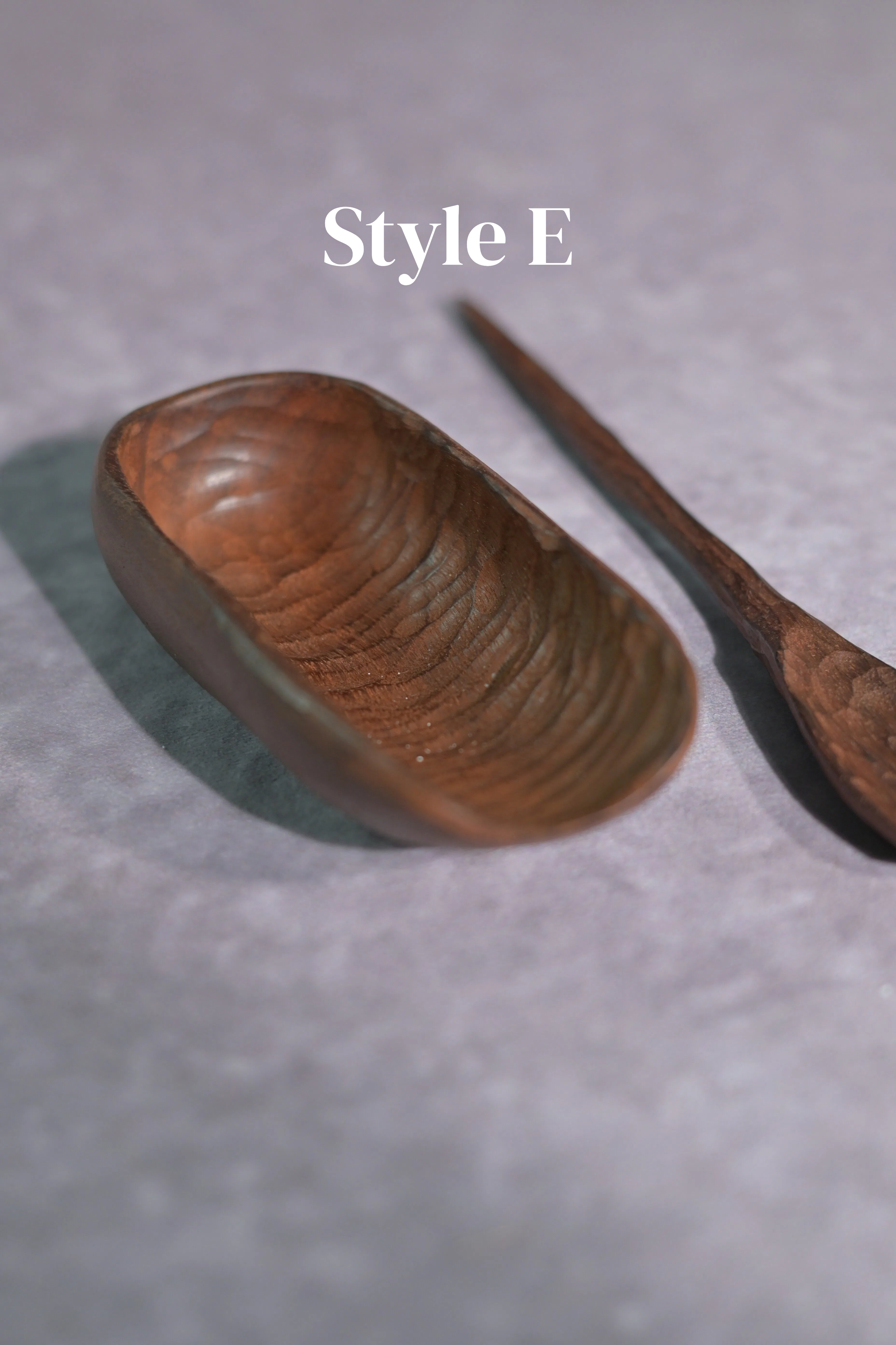Kungfuyang Hand-Carved Wabi-Sabi Irregular Wooden Tea Scoop, product view 18