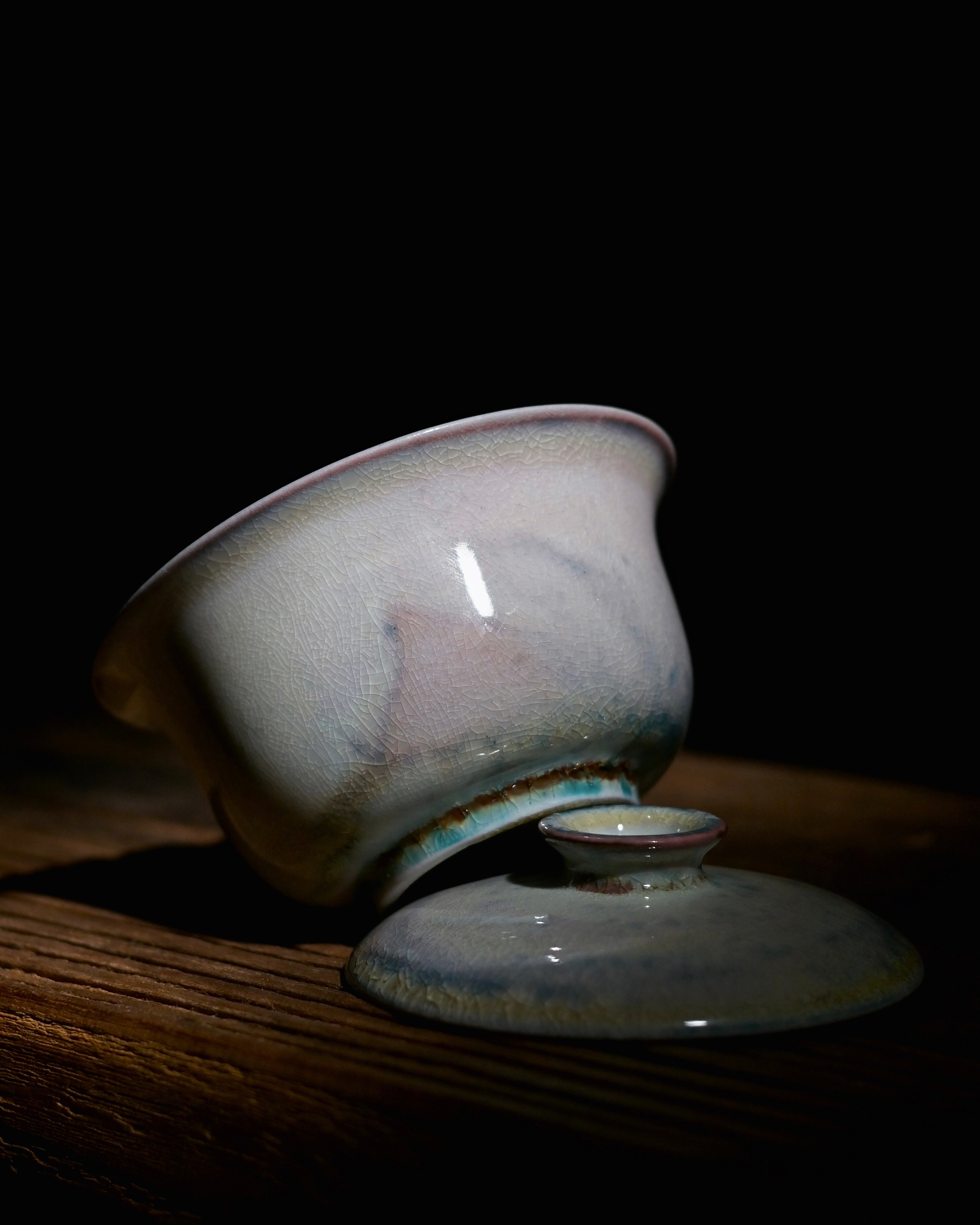 Kungfuyang Unique Piece Soda-Fired Gaiwan 100ml, product view 3