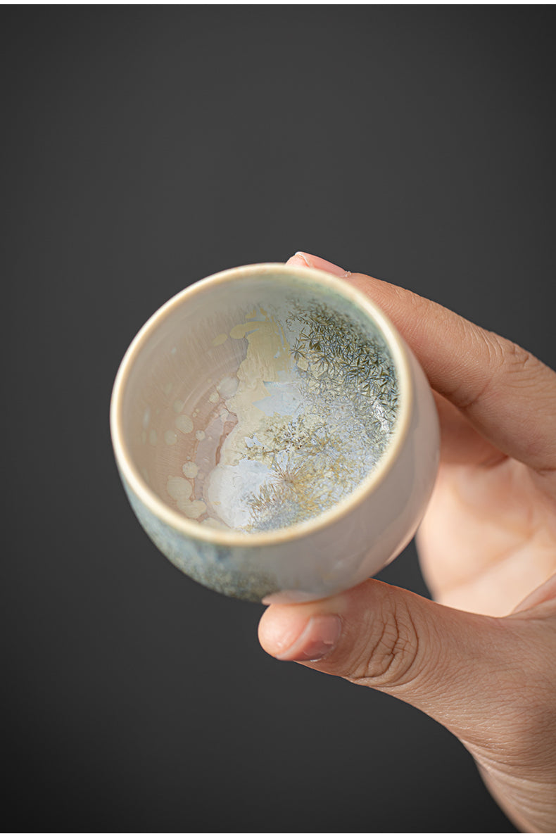 Kungfuyang Kiln-Transformed Crystal Glaze Pine Needle Gaiwan, product view 12