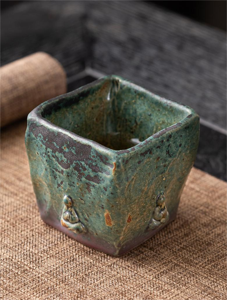 O1CN01nwIBSP1h5YbBllge7 0 cib – Handmade Dunhuang Memory Buddha Bronze Glaze Porcelain Teacup by Kungfuyang